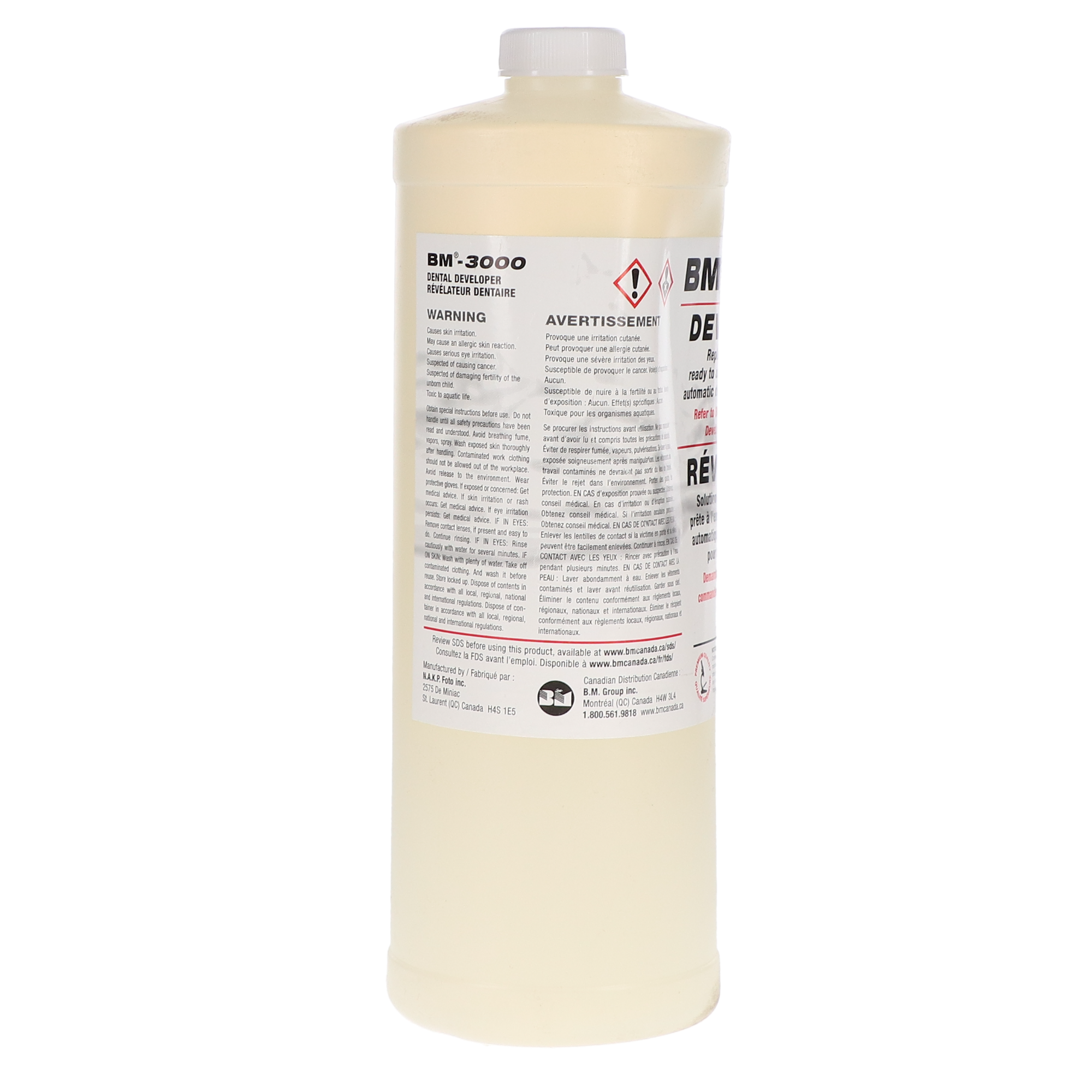 BM-3000 Peri-Pro Developer &amp; Fixer Solutions, 1 L, 3/Pk, BM-3000 thumbnail 5