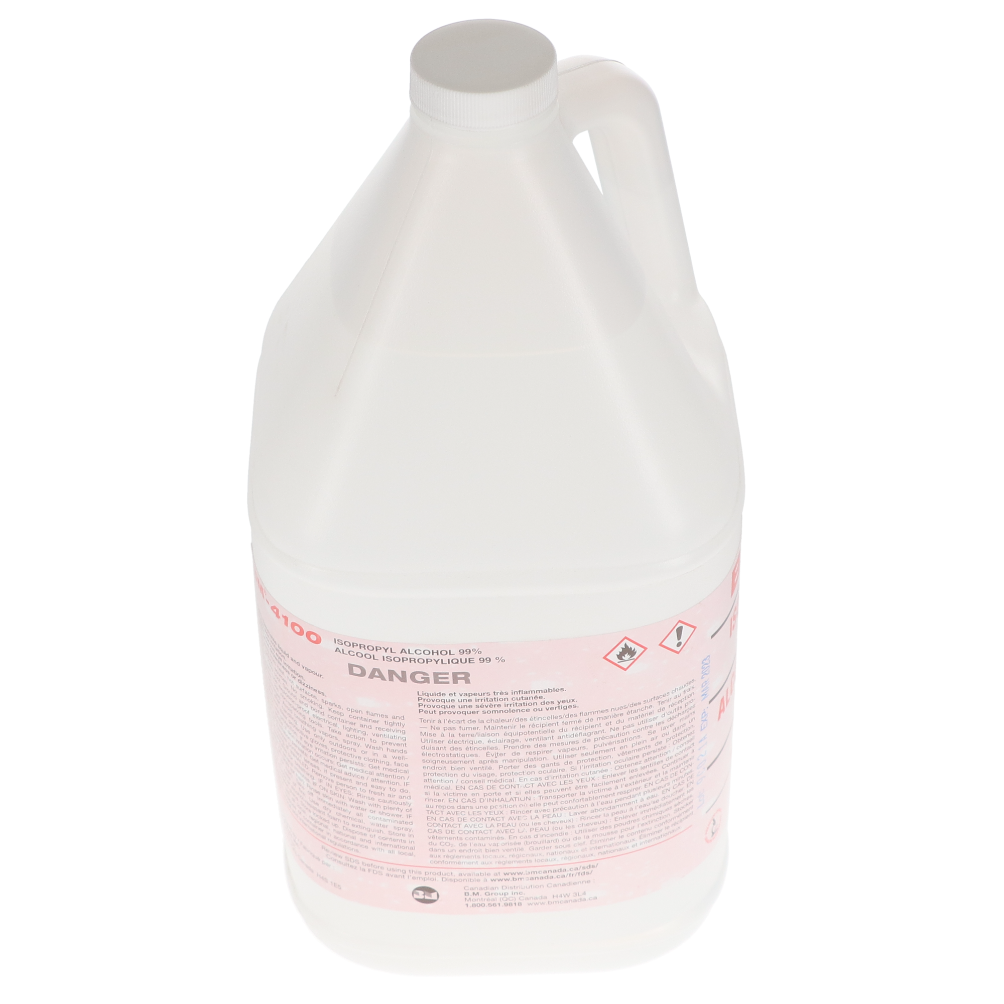 99% Isopropyl Alcohol, 4 L, 1/Pk, BM-4100 thumbnail 5