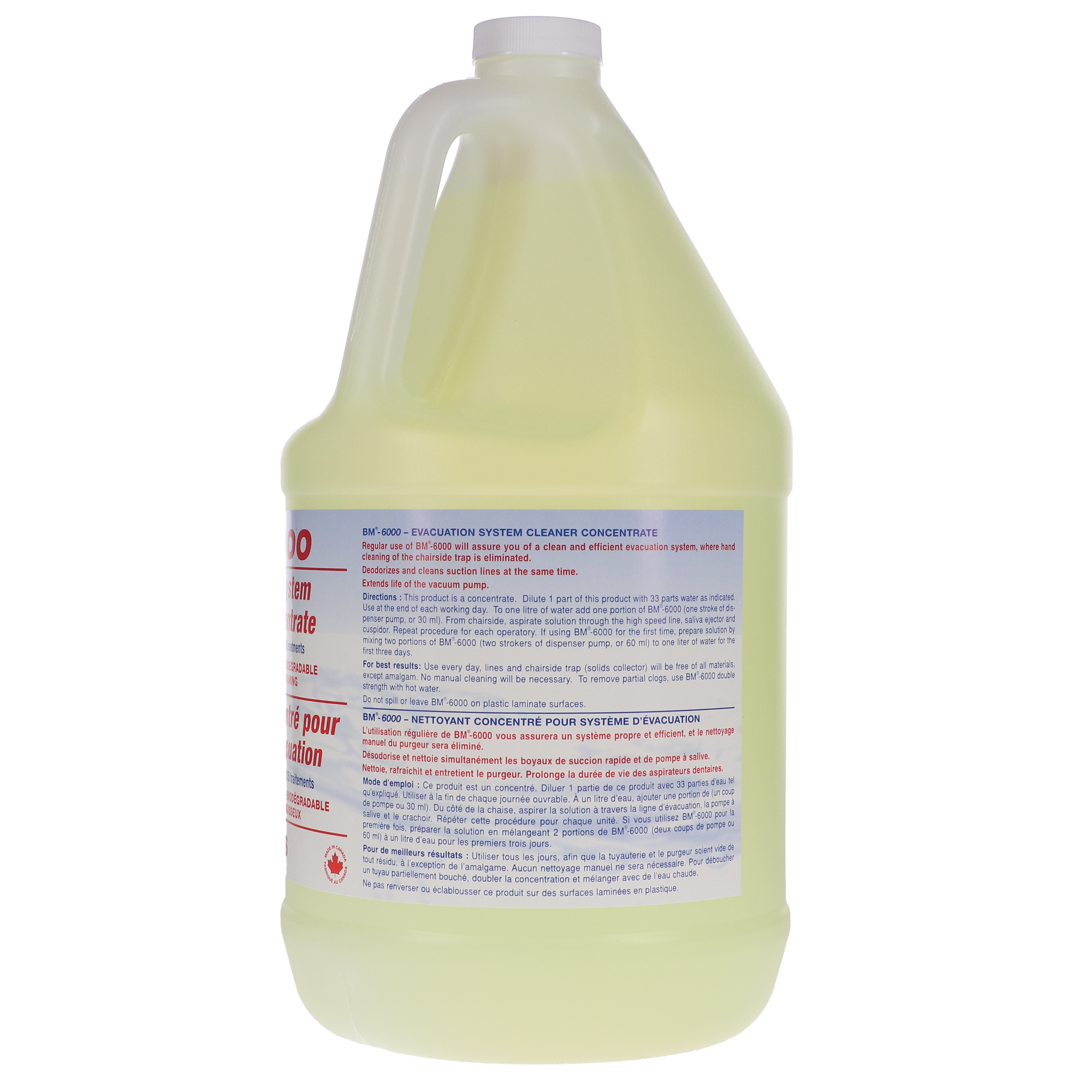 BM-6000 Evacuation Cleaner Concentrate, 4 L, 1/Pk, BM-6000 thumbnail 4