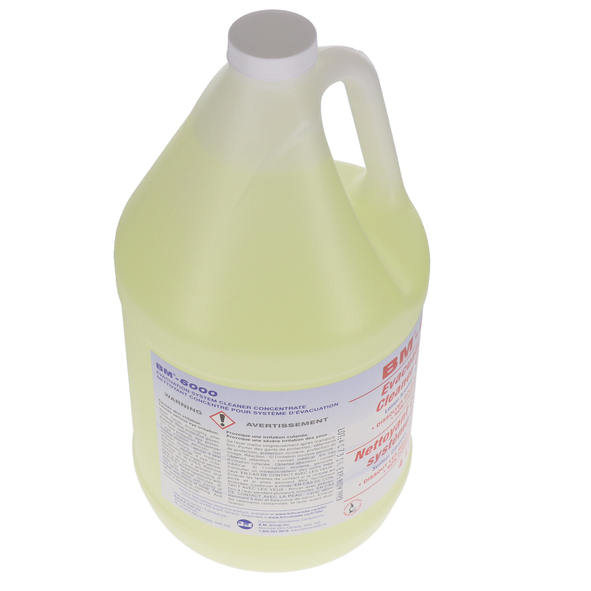 BM-6000 Evacuation Cleaner Concentrate, 4 L, 1/Pk, BM-6000 thumbnail 5