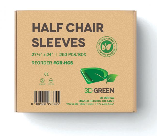 Biodegradable Chair Sleeves, Half, 27.5" x 24", 225/Pk, GR-HCS product image