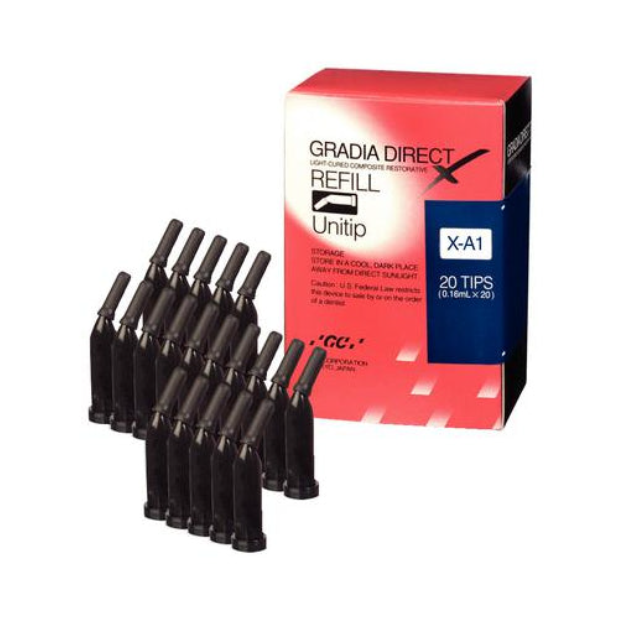 Gradia Direct X Universal Composite, Unitip Refill, 0.16 ml, X-A1, 20/Pk product image