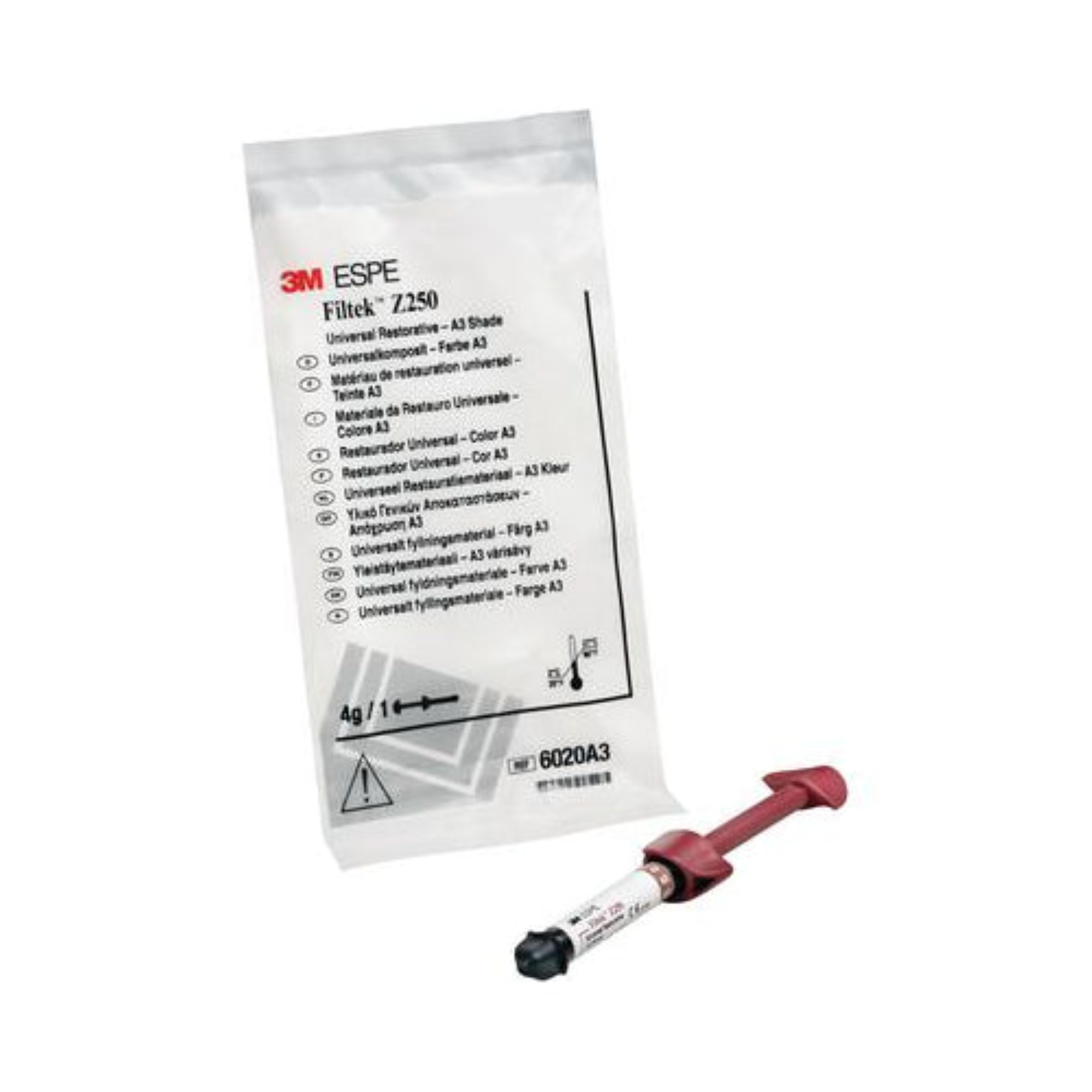 Filtek Z250 Universal Composite, Syringe Refill, 4 g, C2, 1/Pk product image