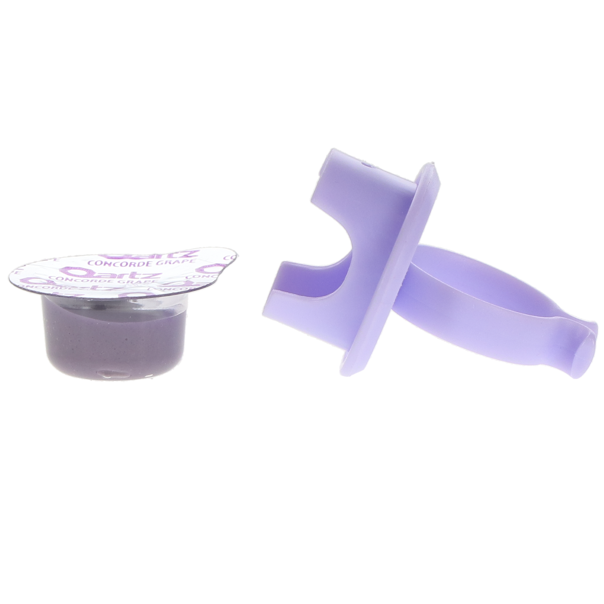 Qartz Prophy Paste Cups, 1.23% Fluoride Ion, Medium, Grape, 200/Box, 58-00206 product image