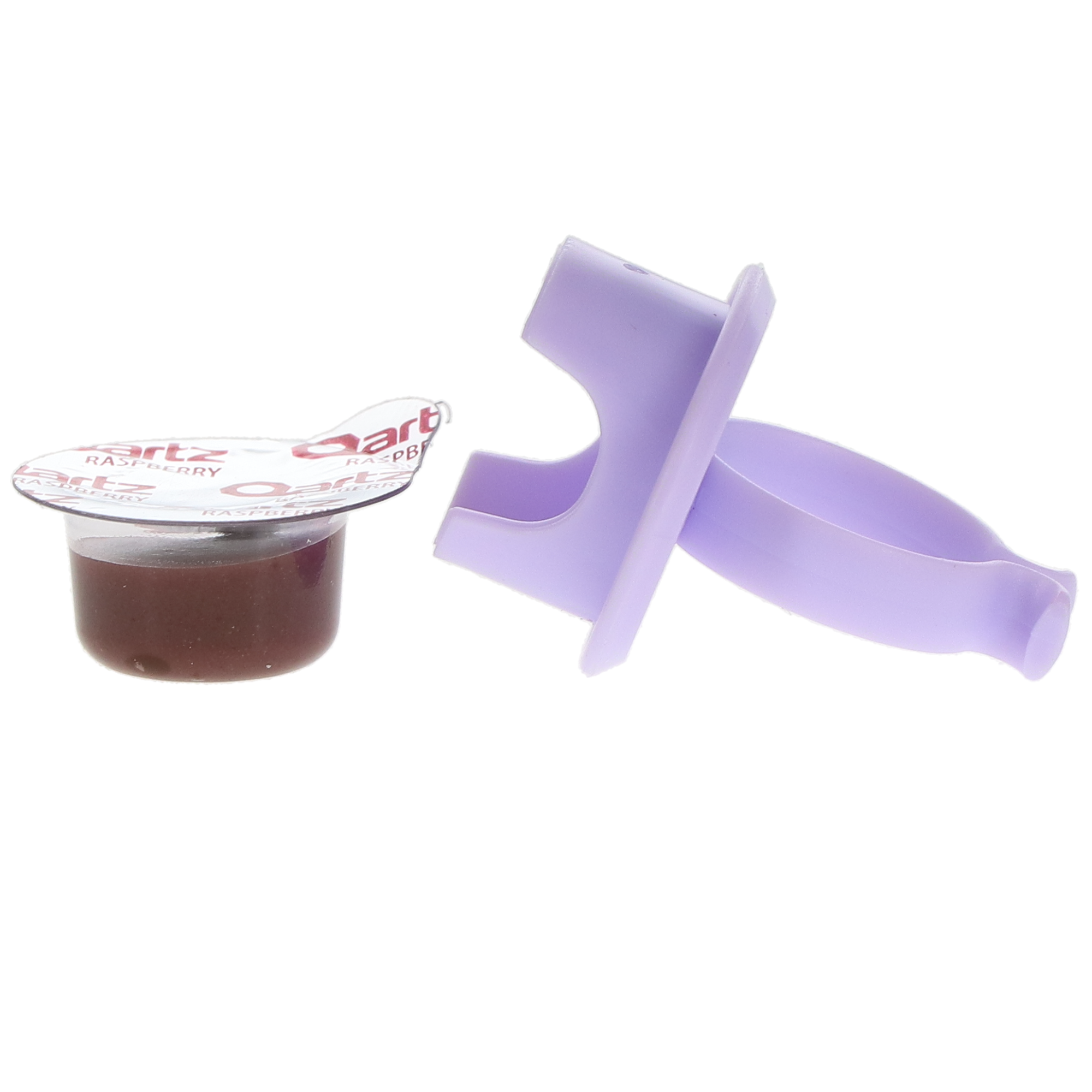 Qartz Prophy Paste Cups, 1.23% Fluoride Ion, Coarse, Raspberry Jam, 200/Box, 58-00214 product image