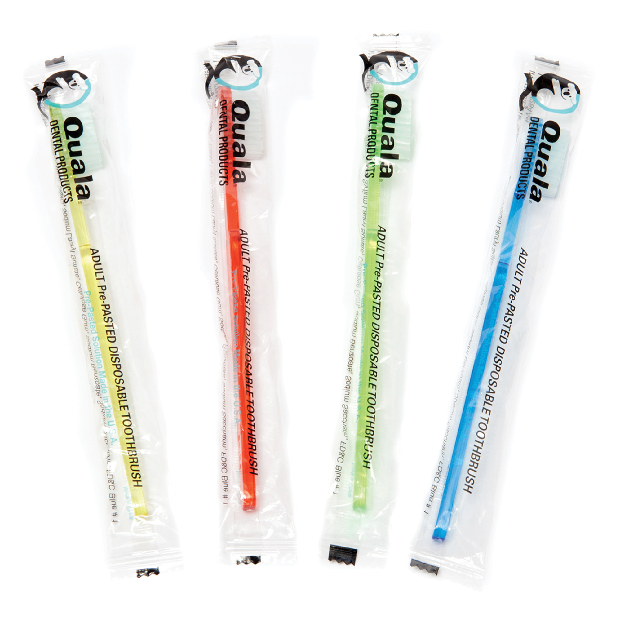 Pre-Pasted Disposable Toothbrush, 39 Tuft, Assorted Colors, 144/Cs product image