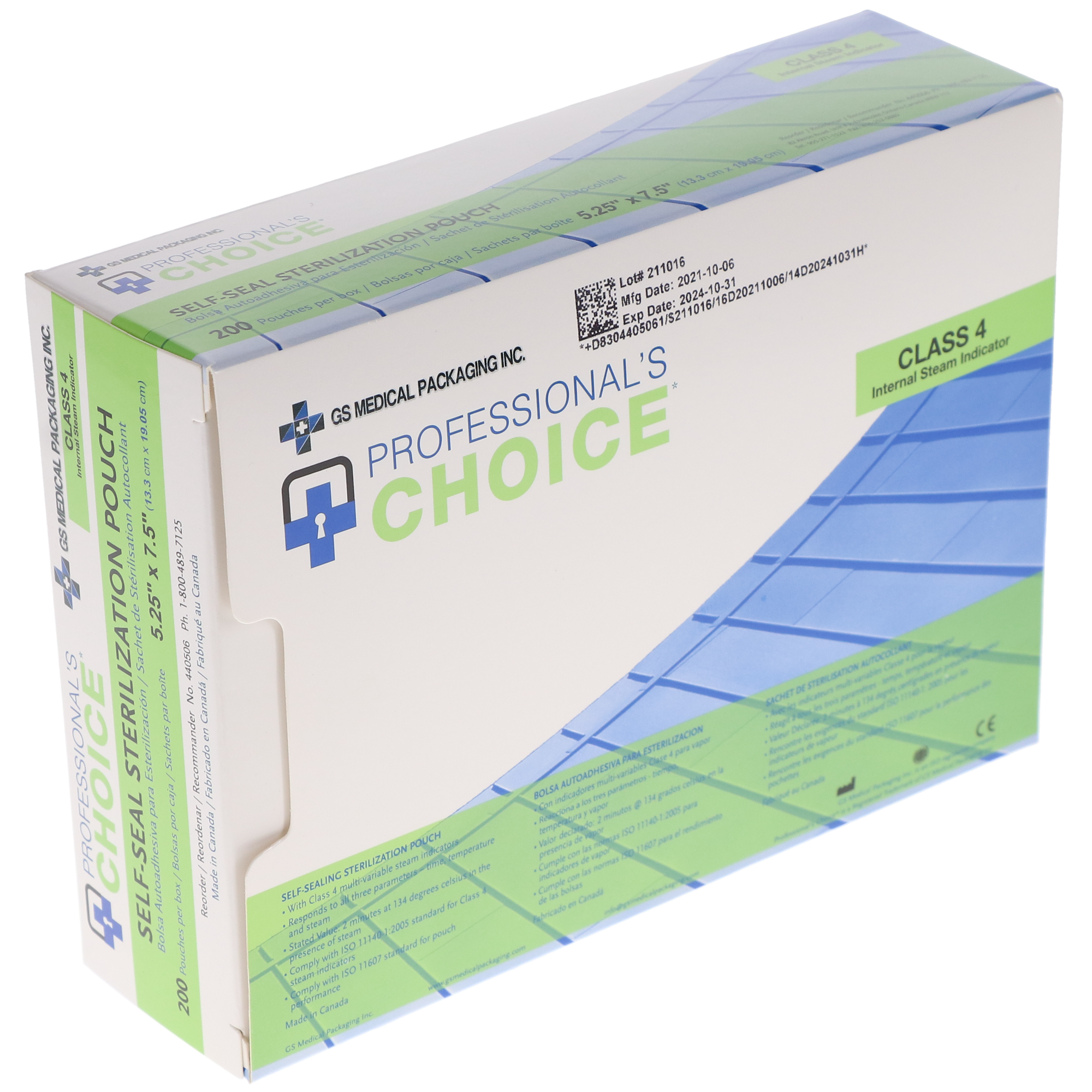 Sterilization Pouches, 5.25" x 7.5", 200/Pk, 440506 thumbnail 4