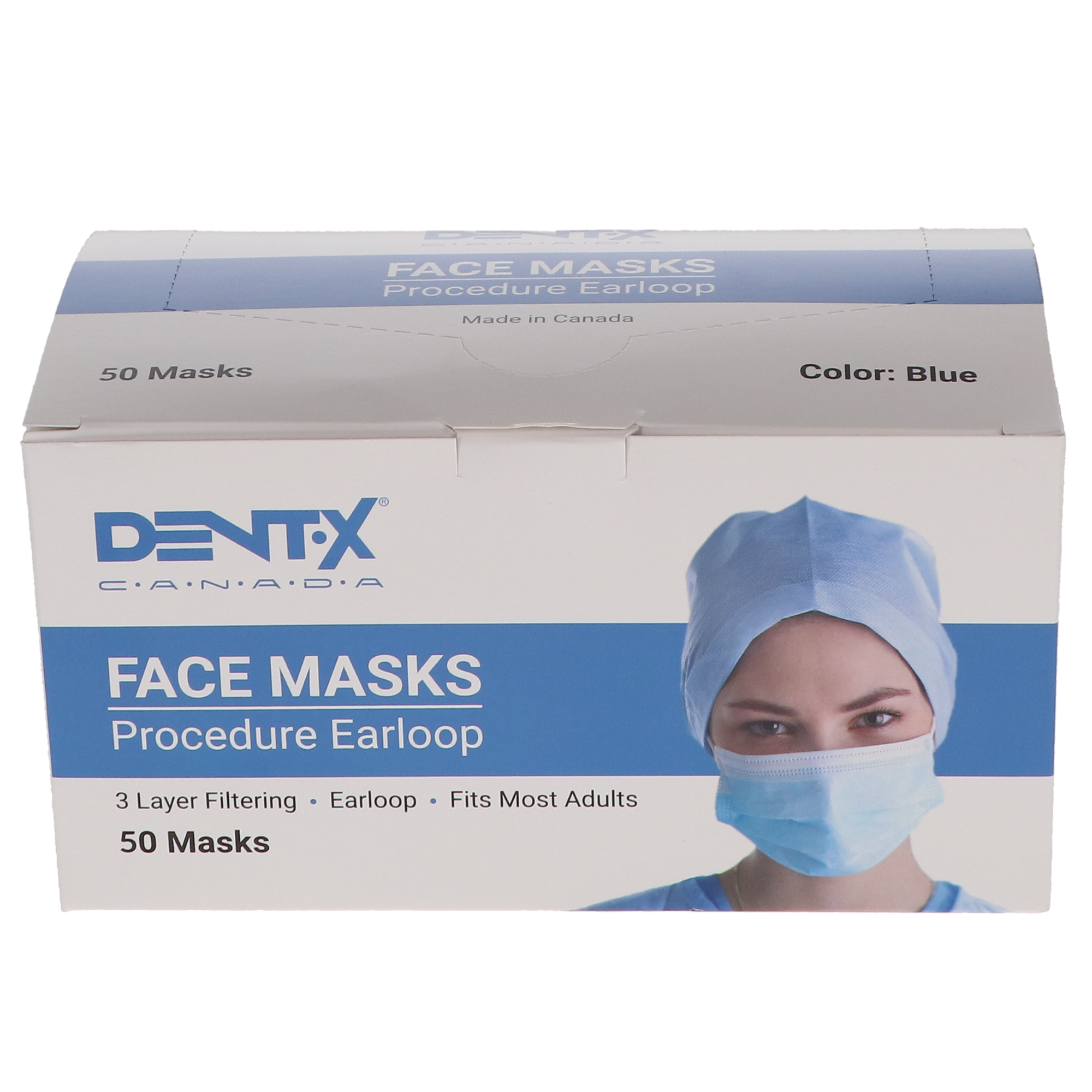 Surgical Earloop Procedure Masks, ASTM Level 2, 50/Pk, DXSM50 thumbnail 5