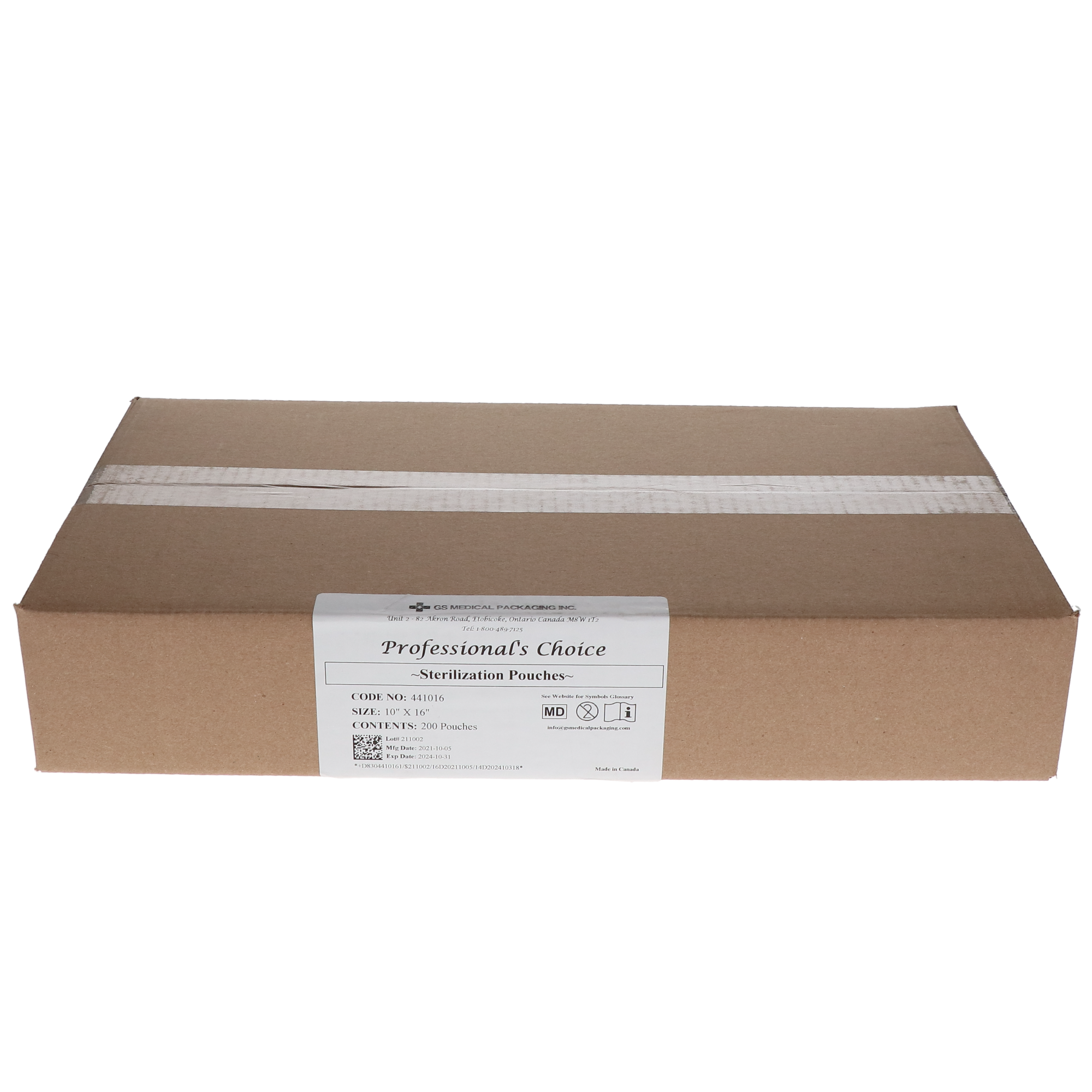 Sterilization Pouches, 10" x 16", 200/Pk, 441016 thumbnail 4