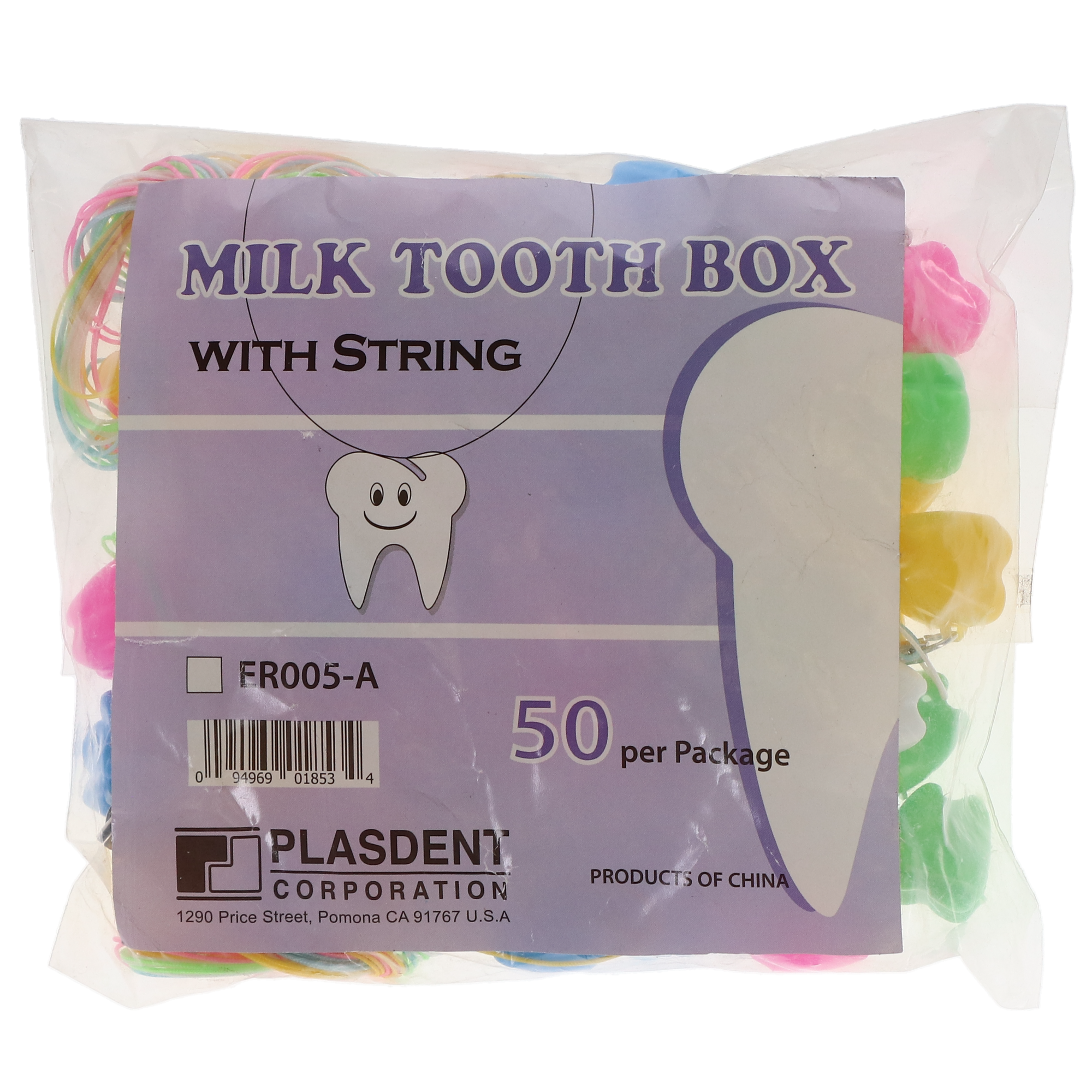 Tooth Saver, Milk Tooth Box with String, Assorted Color, 50/Pk, ER005 thumbnail 5