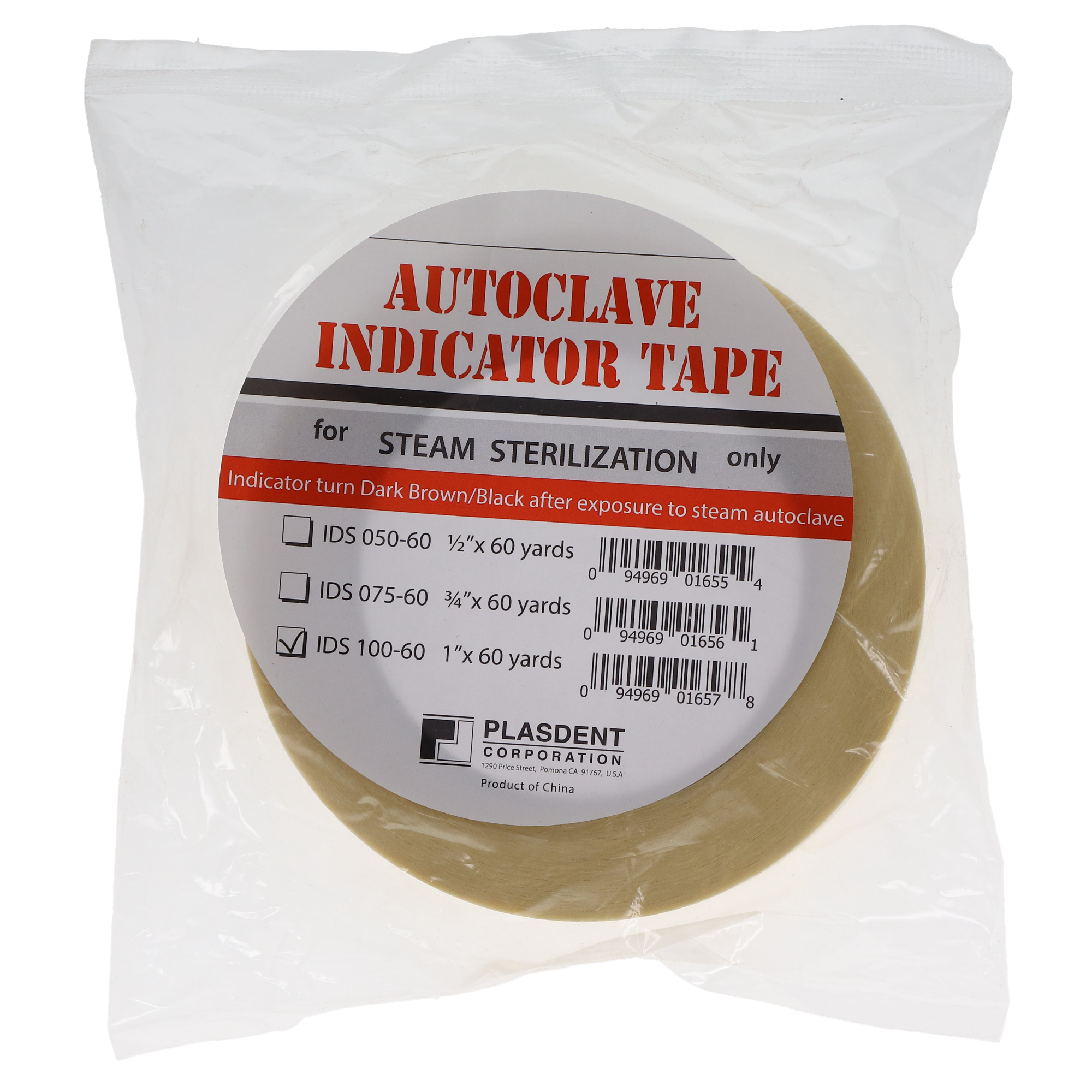 Sterilization Tape, 1" x 60 yd, 1/Pk, IDS100-60 thumbnail 4