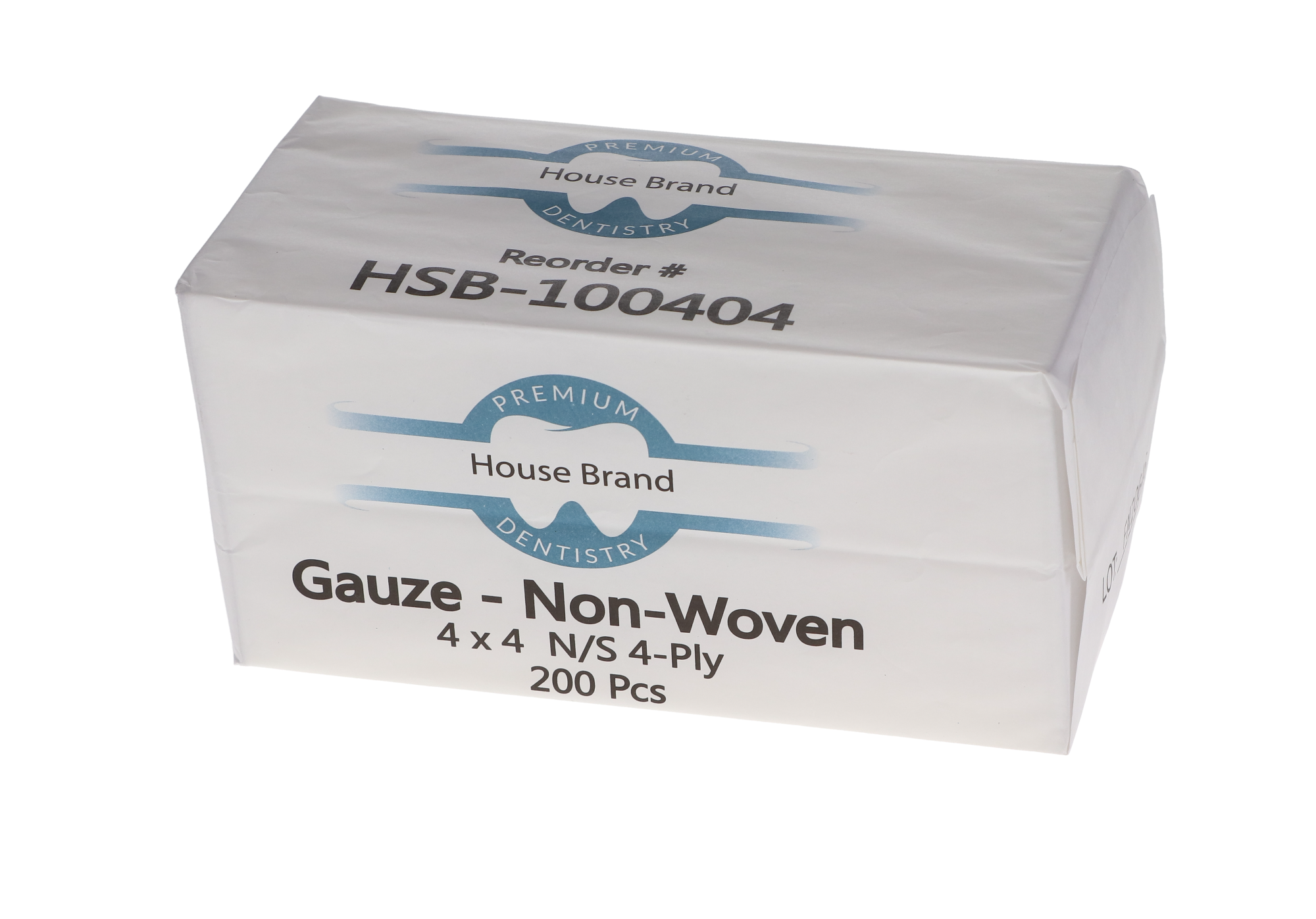 Gauze - Non-Woven, 4 x 4  N/S 4-Ply, 100404 - singles thumbnail 4