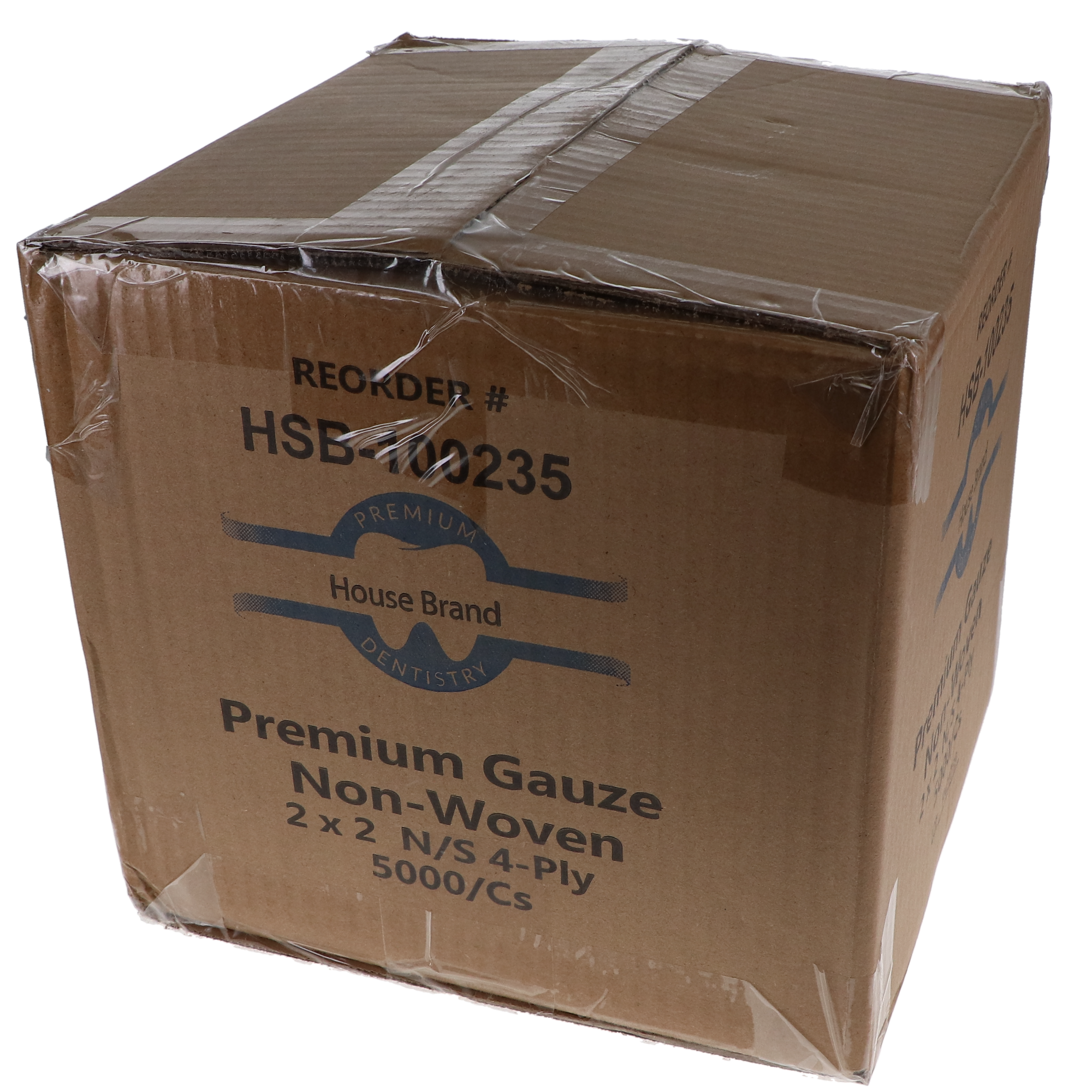 Premium Gauze Non-Woven 2x2 N/S 4-Ply 200/Pk LOOSE, 100235 thumbnail 5