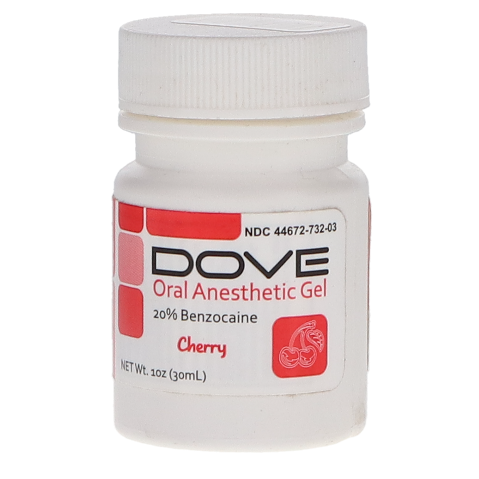 Topical Benzocaine Gel, 20%, 1 oz/Bt, Cherry, 1/Pk product image