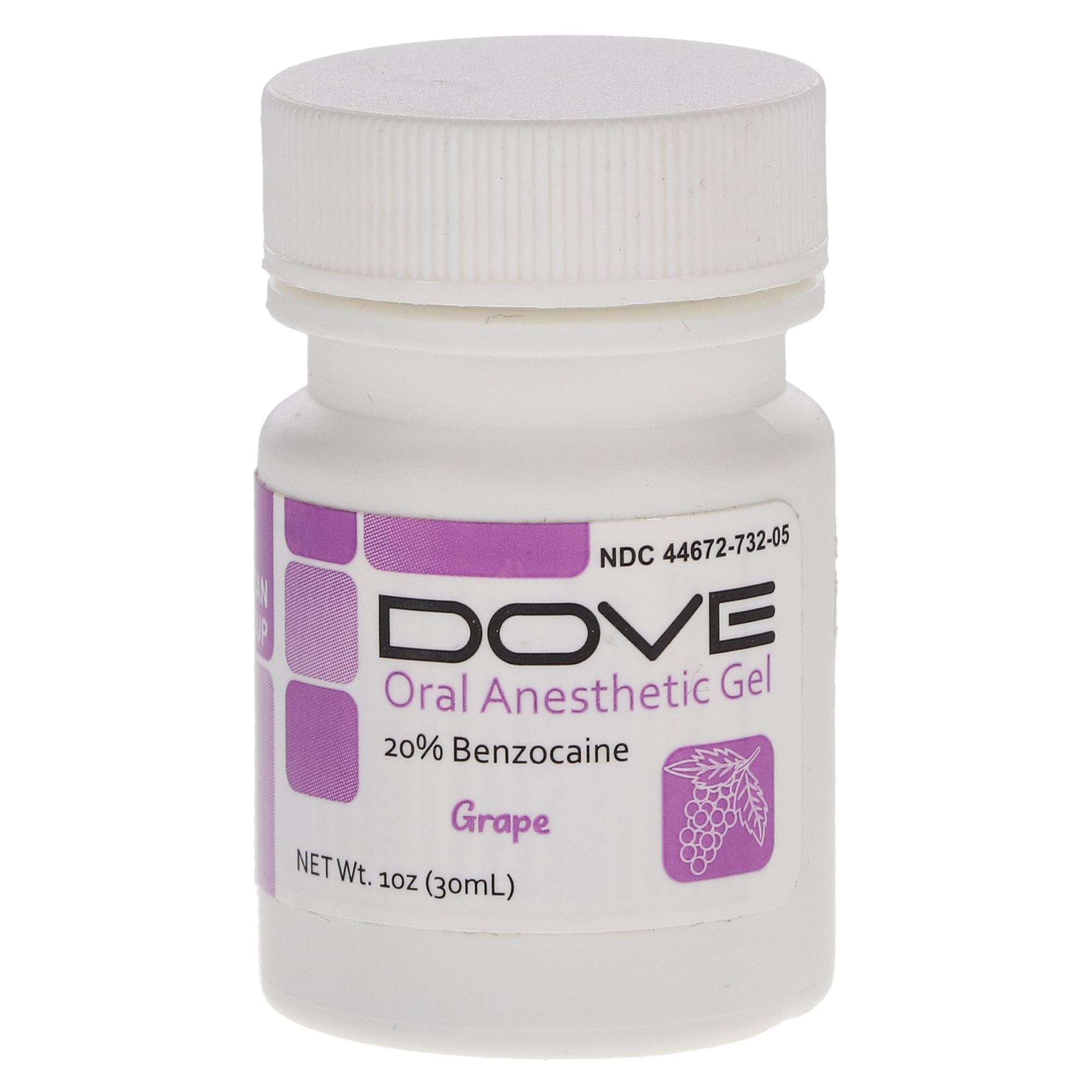 Topical Benzocaine Gel, 20%, 1 oz/Bt, Grape, 1/Pk product image