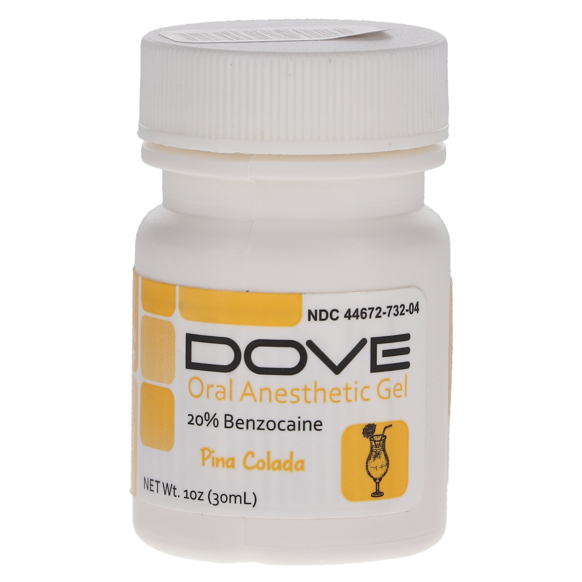 Topical Benzocaine Gel, 20%, 1 oz/Bt, PiÃ±a Colada, 1/Pk product image