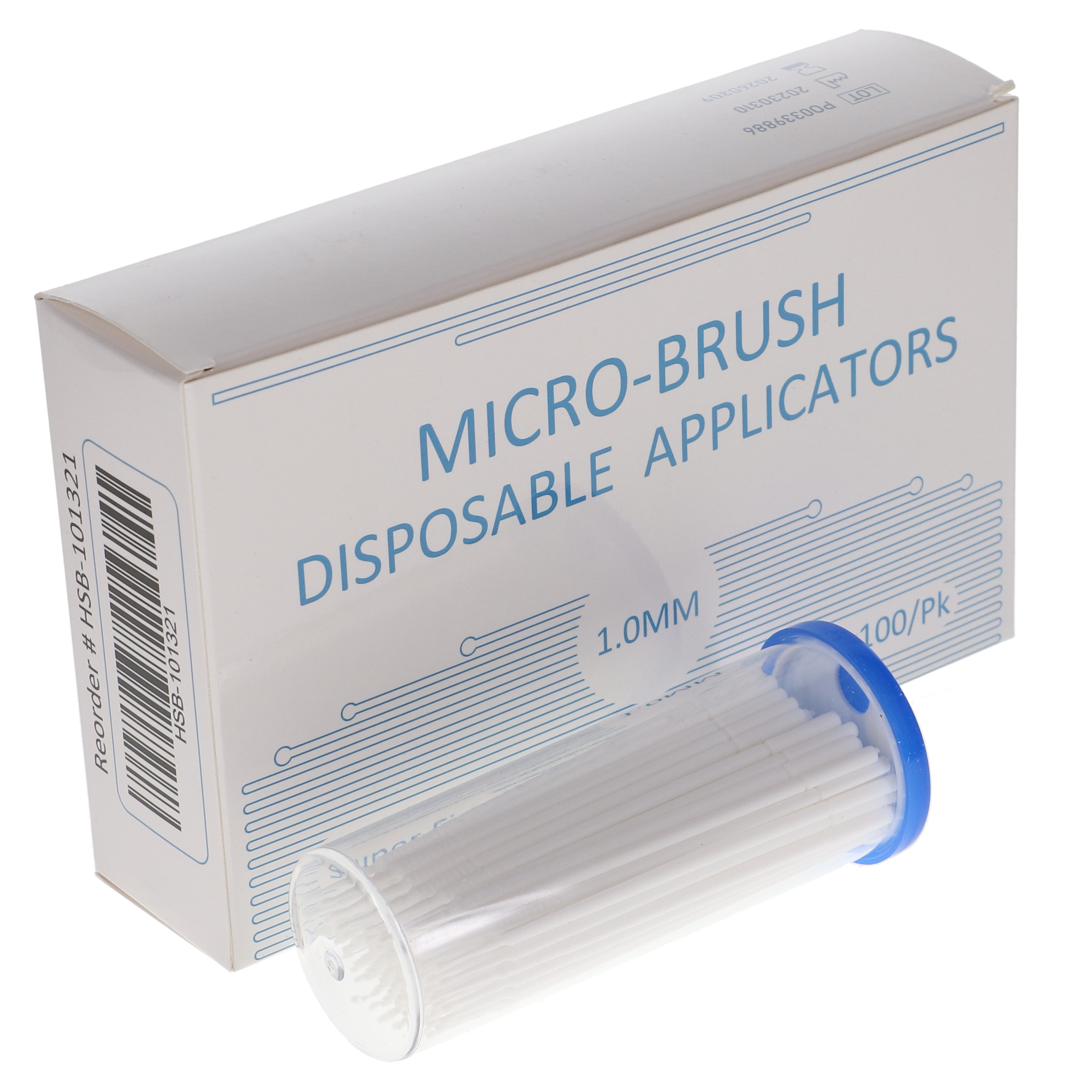 Micro-Brush Disposable Applicators, Super Fine, White, 4 x 100/Pk thumbnail 3