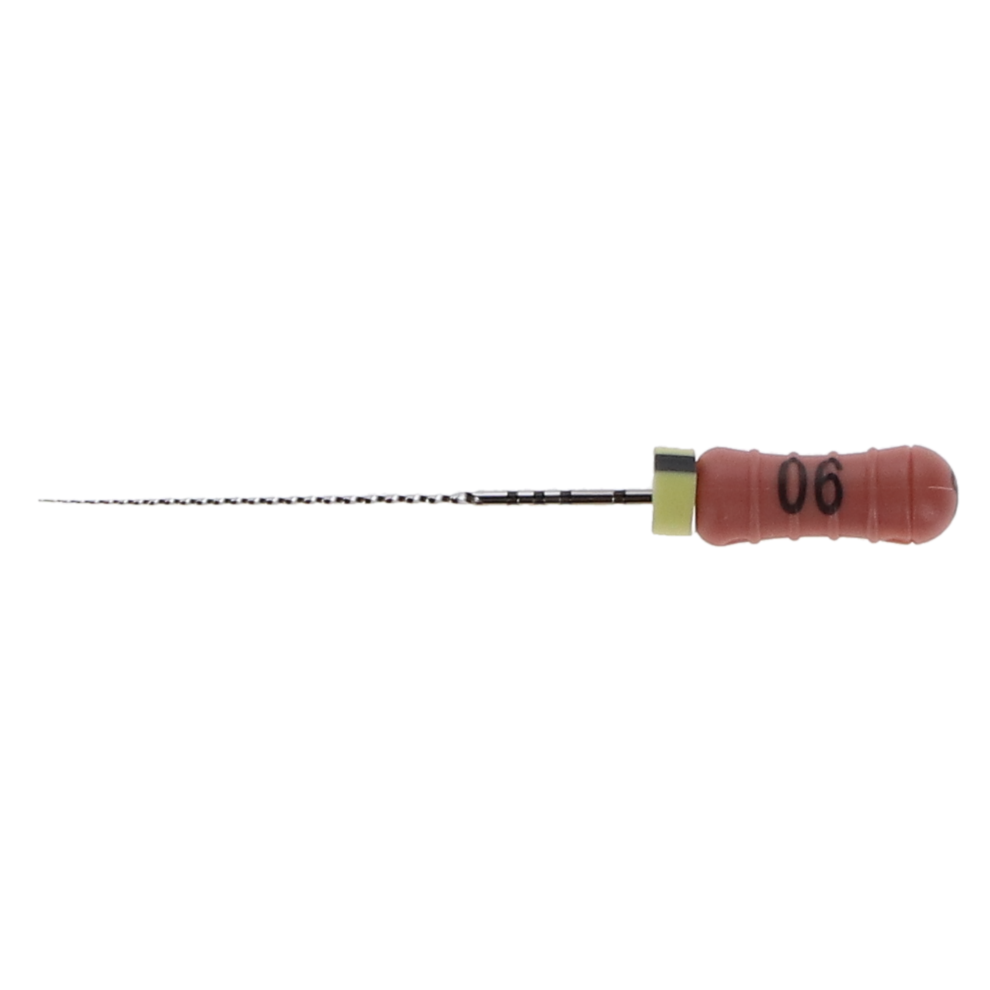 Ready-Steel C+ Stainless Steel Hand File, Sterile, 25 mm, # 6, Pink, 6/Pk, A012X02500604 product image