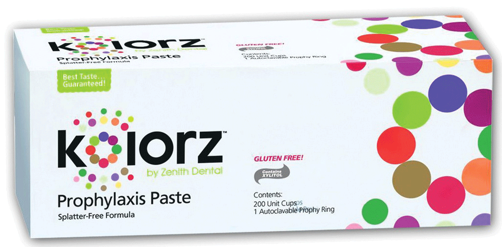 Kolorz Prophy Paste, Medium, Cinn/Mint, 2 x 200/Box, 788415 product image