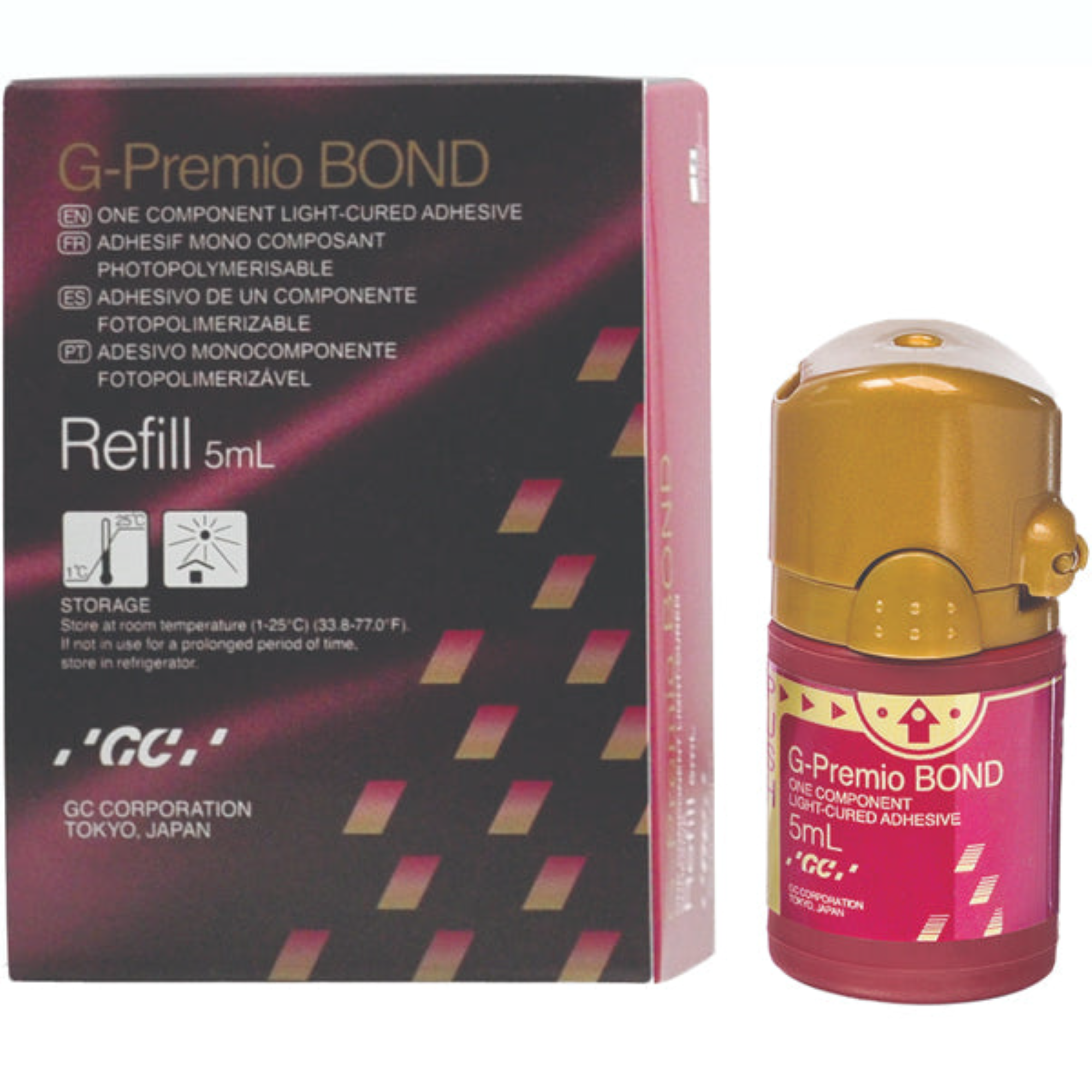 G-Premio Bond Universal Bonding Agent, Bottle Refill, 5 ml, 1/Pk product image
