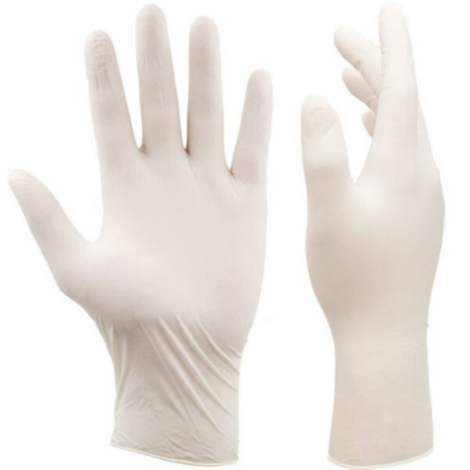 Examination Gloves, Nitrile, Powder Free, Textured, White, Small, 200/Bx - Examination Gloves, Nitrile, Powder Free, Textured, White, Small, 200/Bx - Image 1