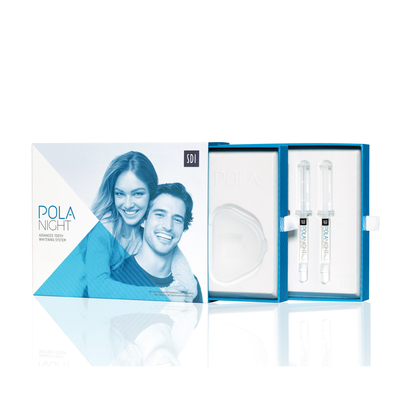 Pola Zing Take-Home Tooth Whitening System, 35% Carbamide Peroxide, Syringe Kit, 1.3 g , Spearmint, 4/Pk product image