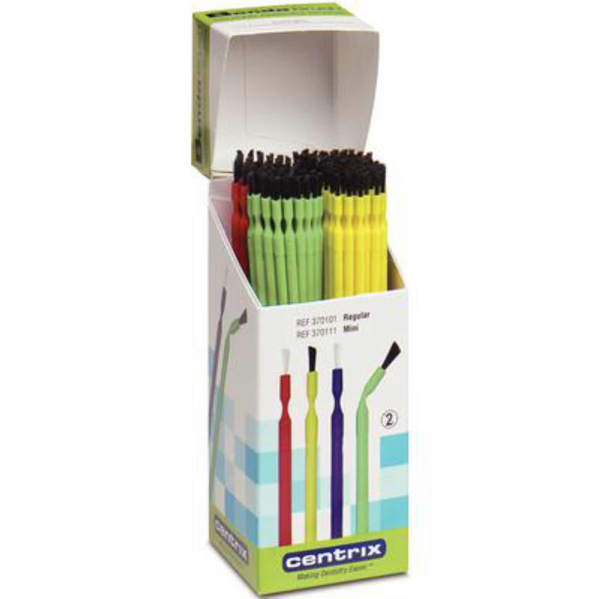 Bendable Brush Applicators, Regular, Black Bristle, 433/Pk, 204004 product image