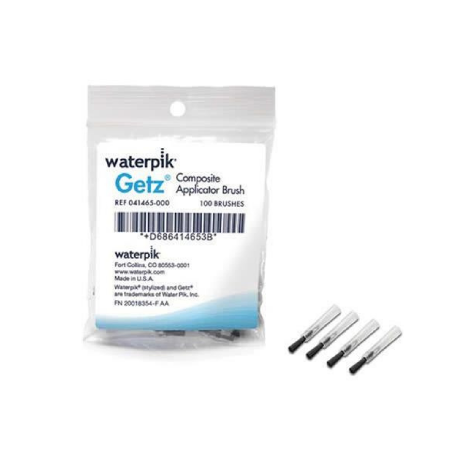 Getz Composite Accessory, Disposable Applicator Brushes, 100/Pk, 041465-000 product image