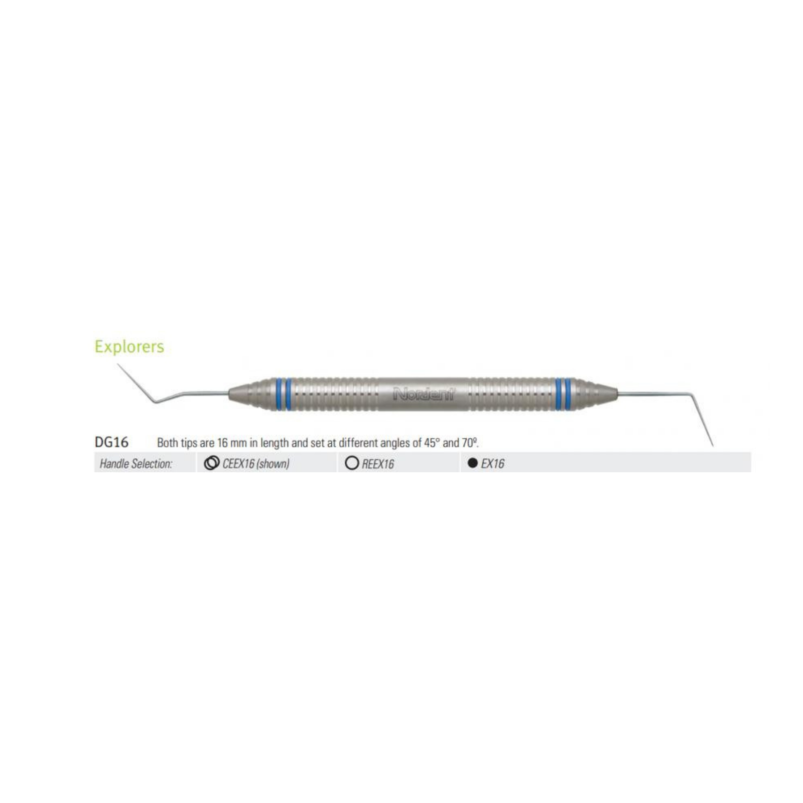 Explorer Endodontic DE #DG16 DuraLite ROUND product image