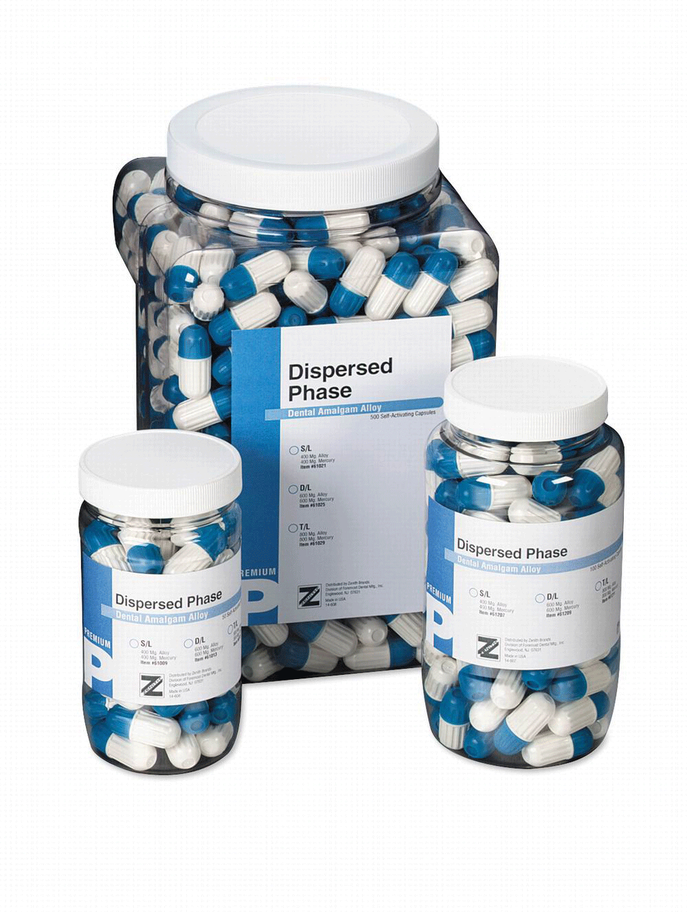 DMG - Zenith Premium Dispersed Phase Alloy 3 Spill 800MG RS 50/Jar product image