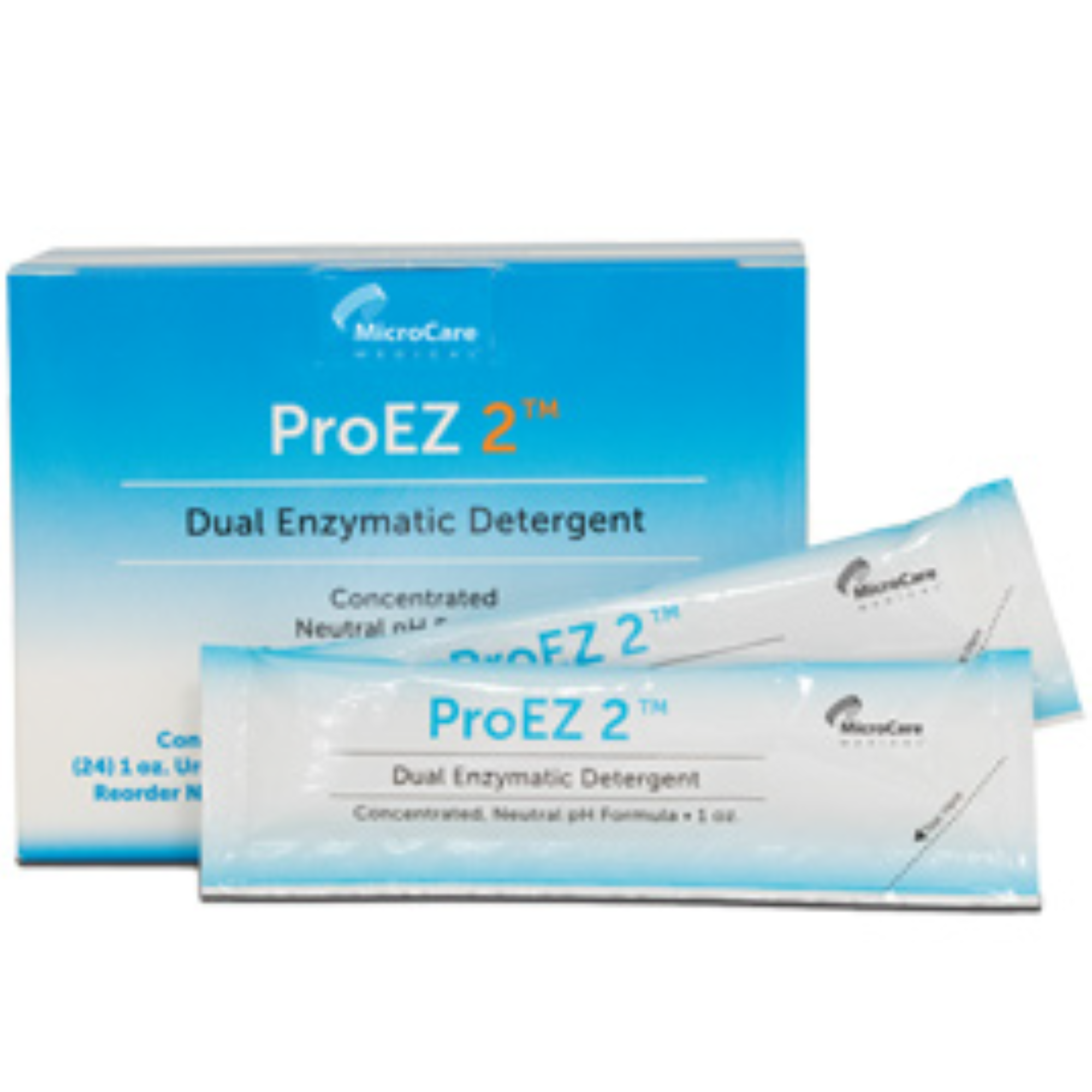 ProEZ 2 Dual Enzymatic Detergent Unit Dose 1oz Tubes 24/Box, PREZU24-1 product image