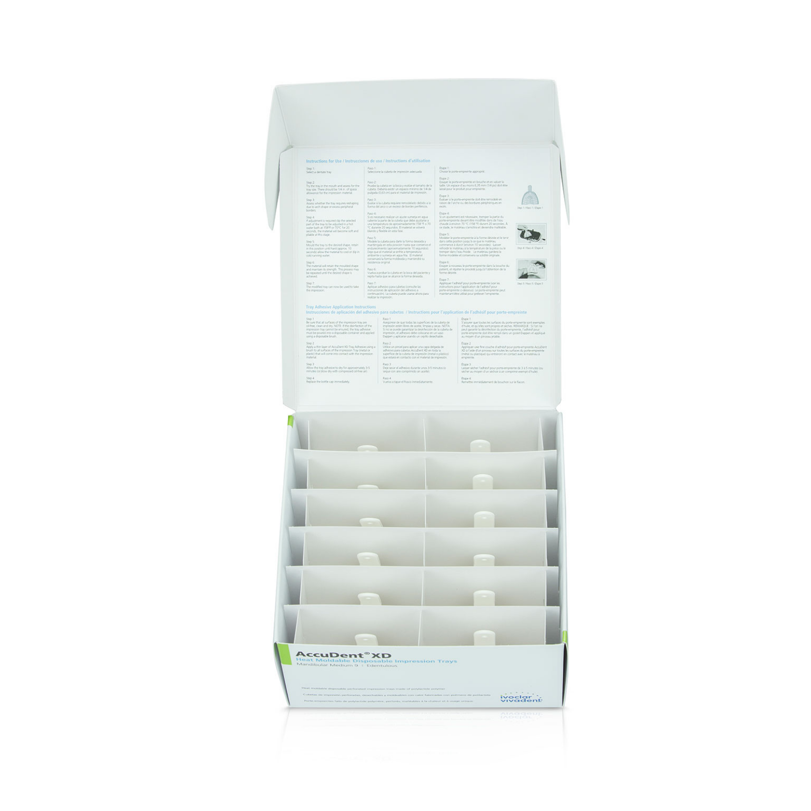 AccuDent XD Edentulous Trays #7 12/Pk, 673710 product image