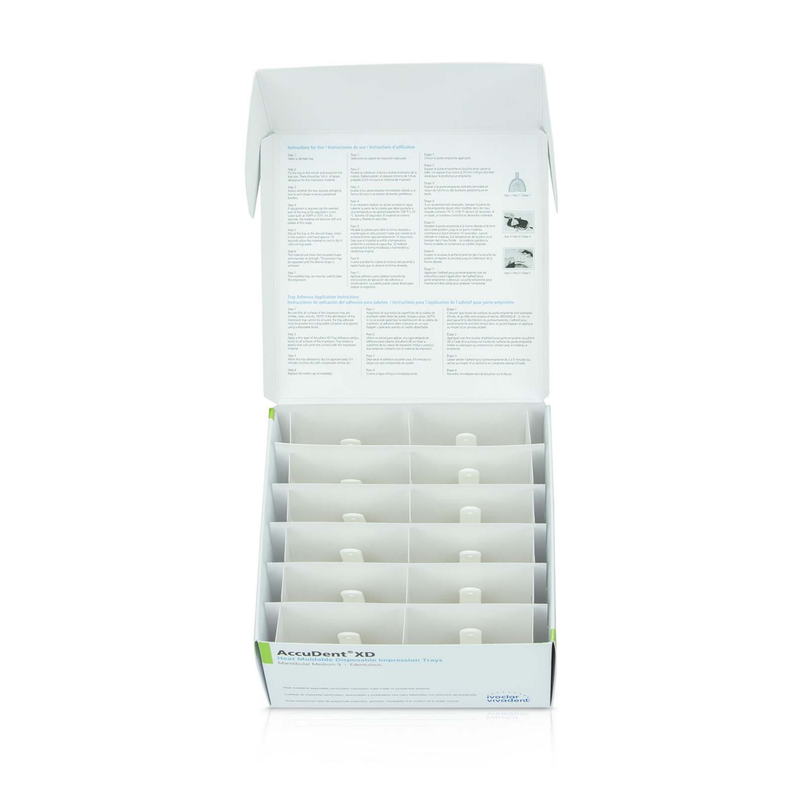 AccuDent XD Edentulous Trays #9 12/Pk, 673712 product image