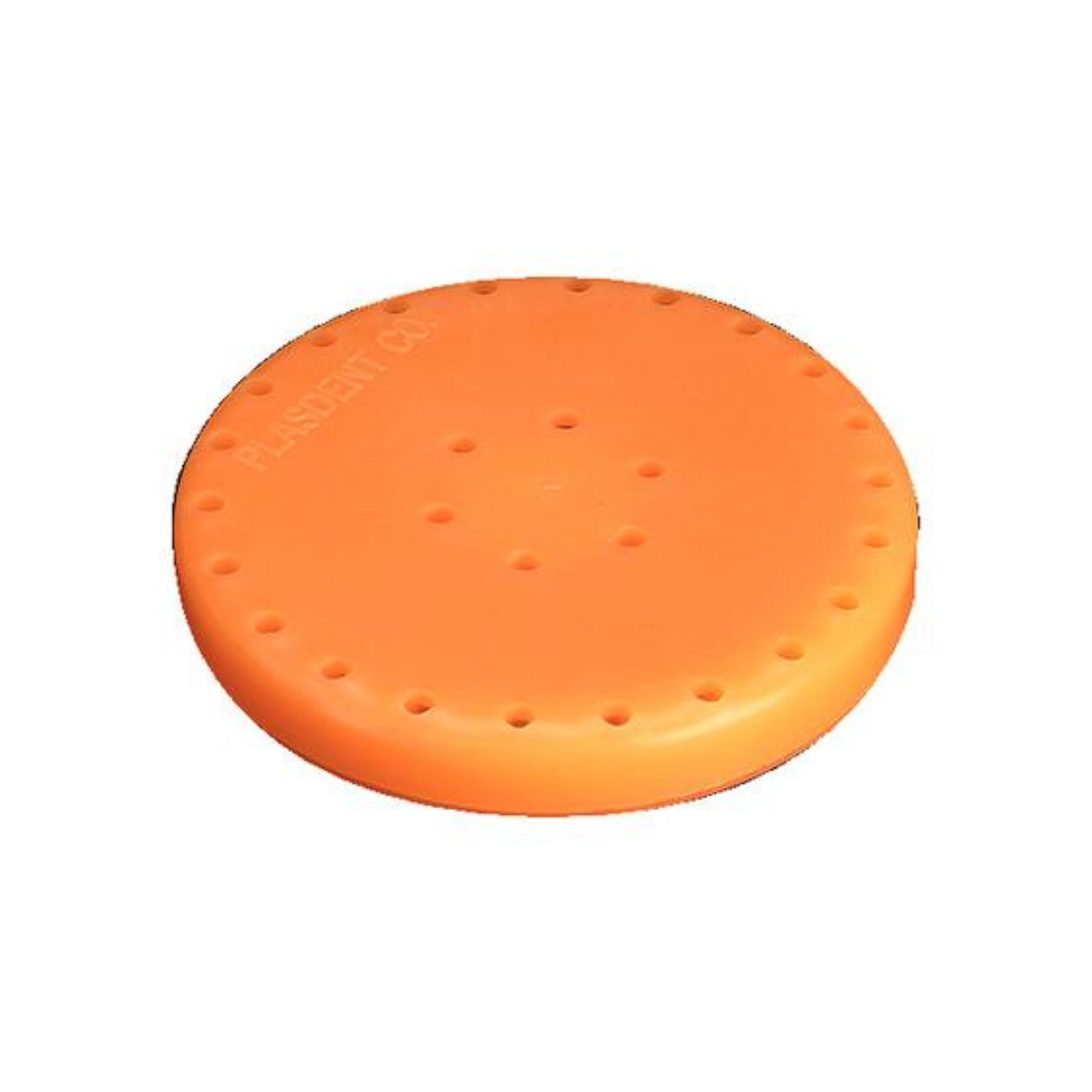 Silicone Magnetic Bur Block 28-Hole Large Round Neon-Tangerine, 400BL2-12N product image