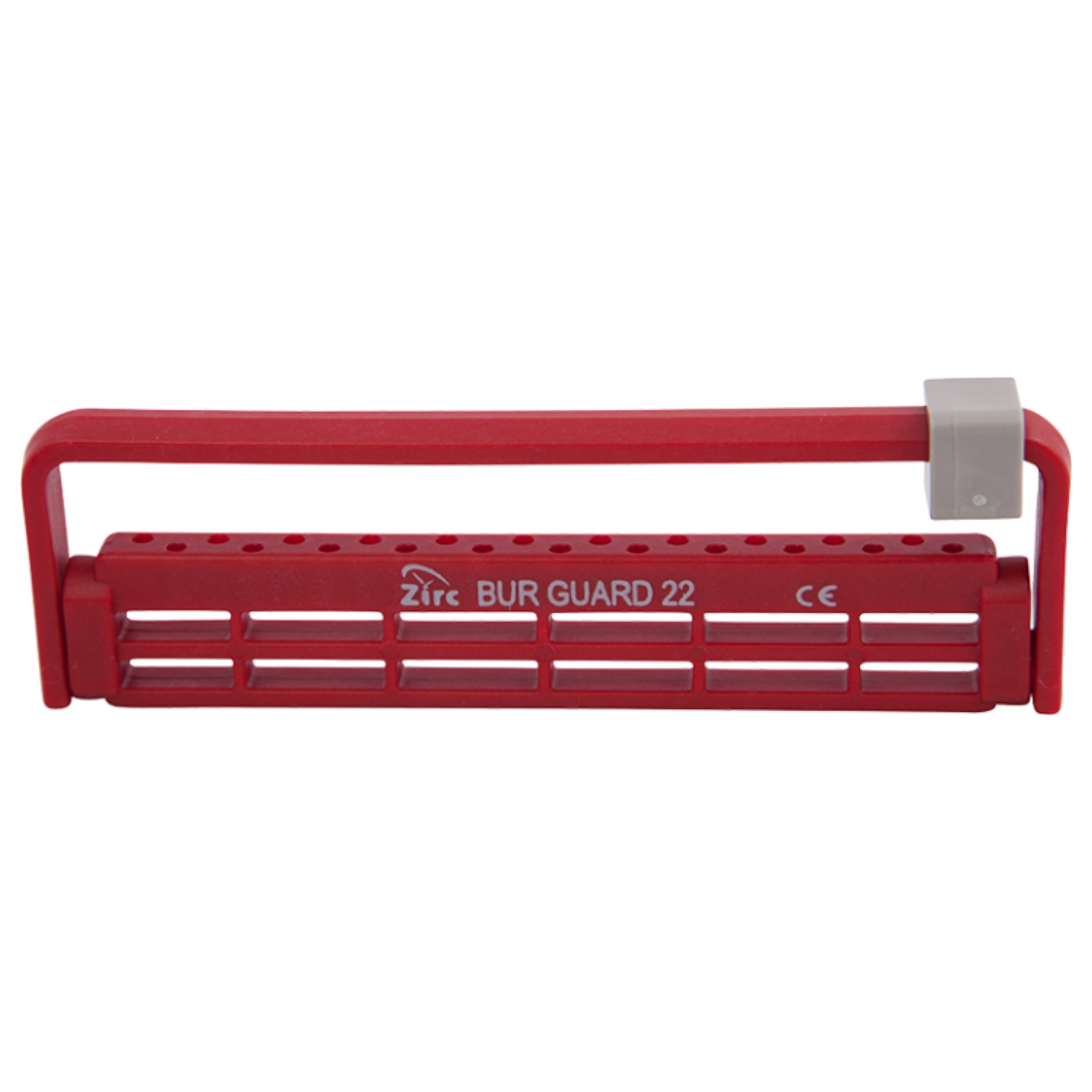 Steri-Bur Guard Plastic Bur Block, 22-Hole, Red, 1/Pk, 50Z410M product image