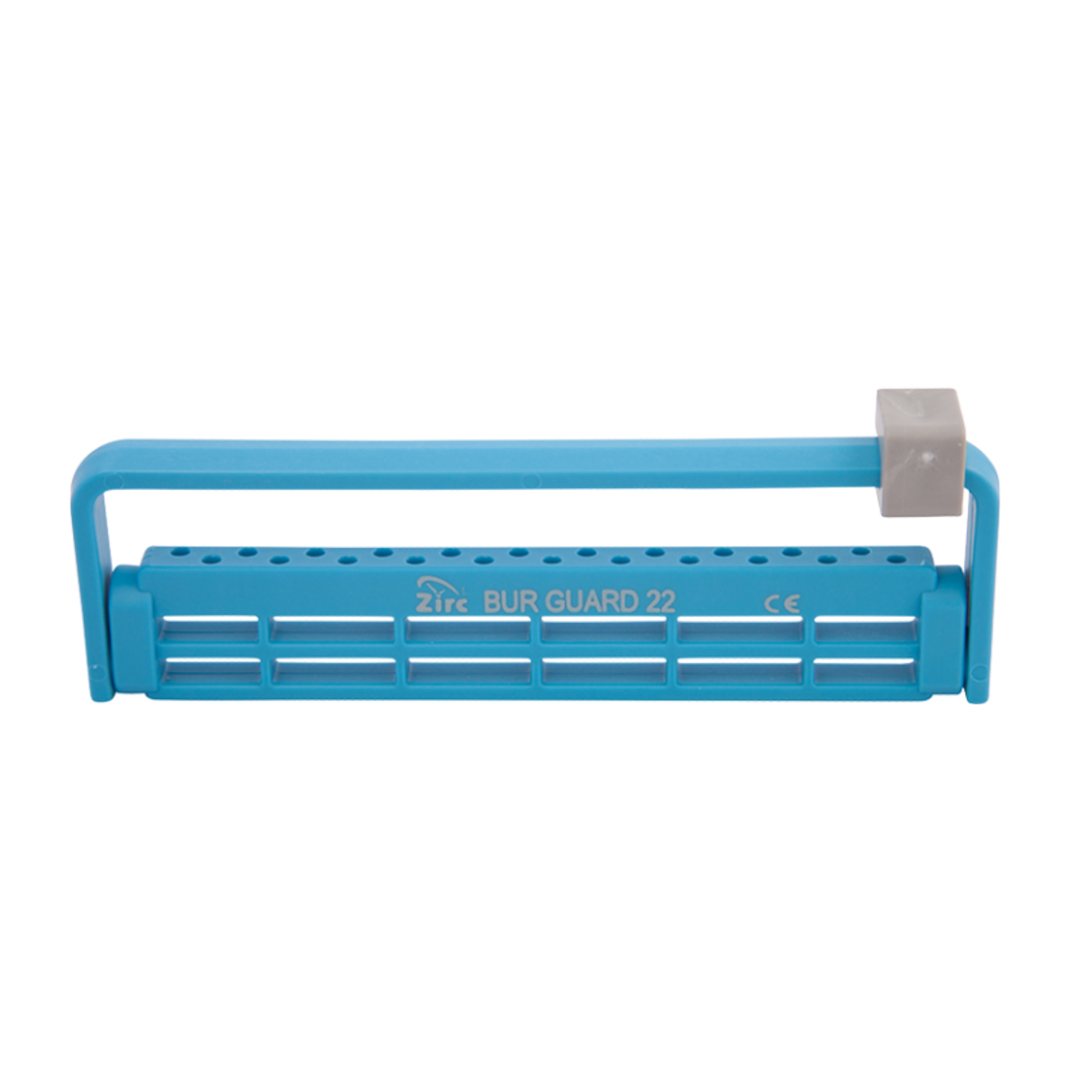 Steri-Bur Guard Plastic Bur Block, 22-Hole, Neon Blue, 1/Pk, 50Z410O product image