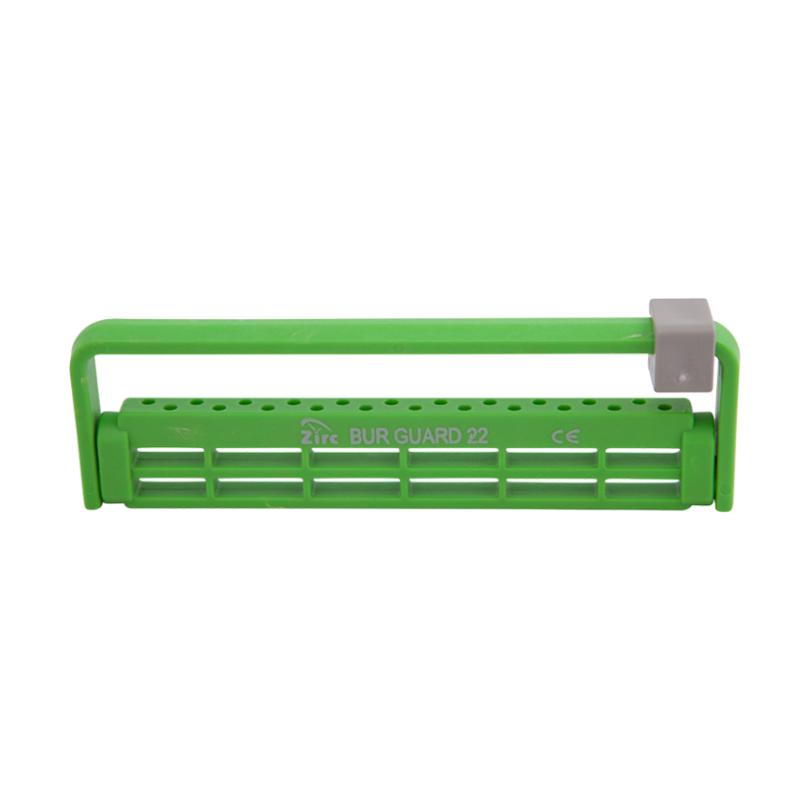 Steri-Bur Guard Plastic Bur Block, 22-Hole, Neon Green, 1/Pk, 50Z410P product image