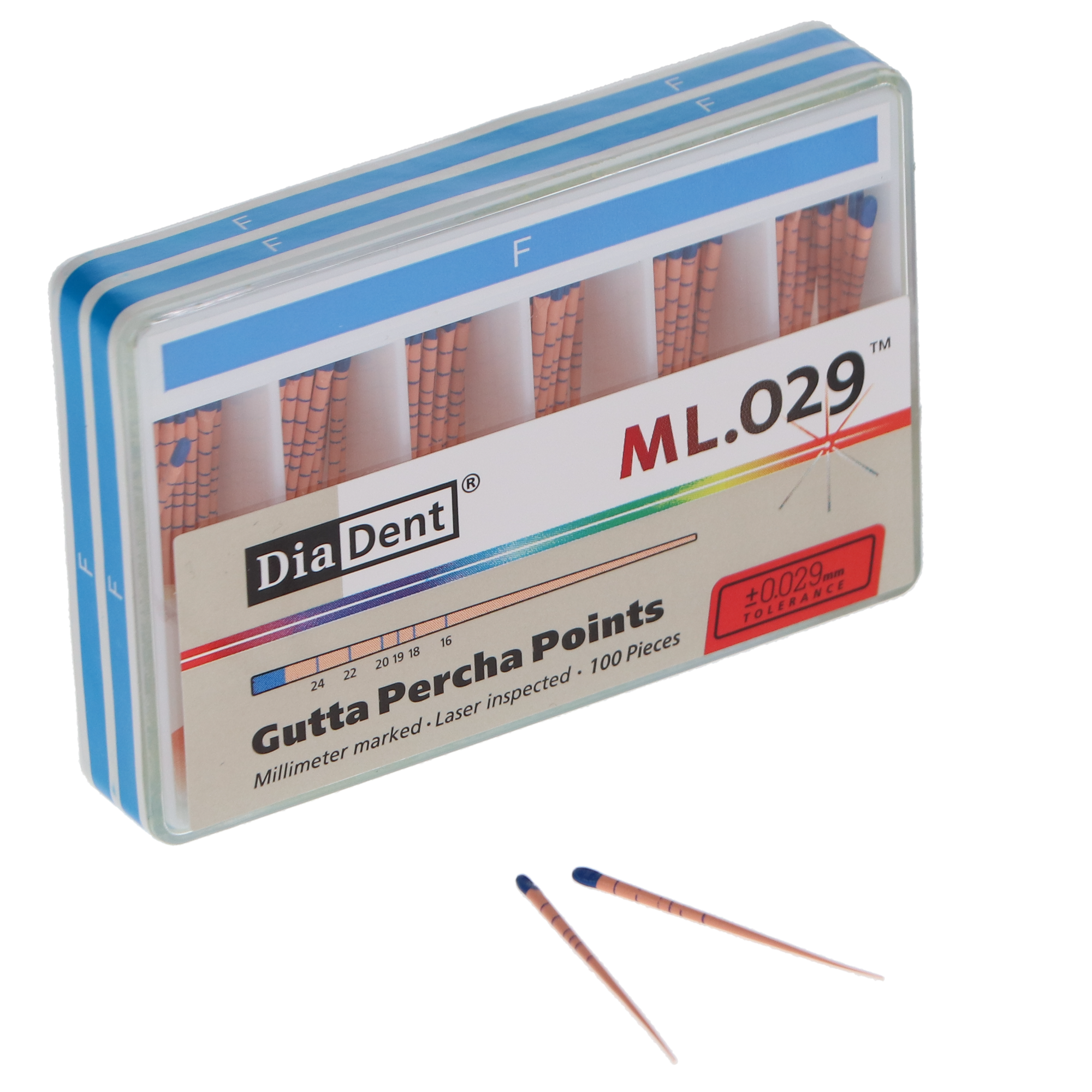 Gutta Percha, ML.029, Accessory Sizes, MMGP Spillproof #F, 100/Pk, ML102-S604 thumbnail 3