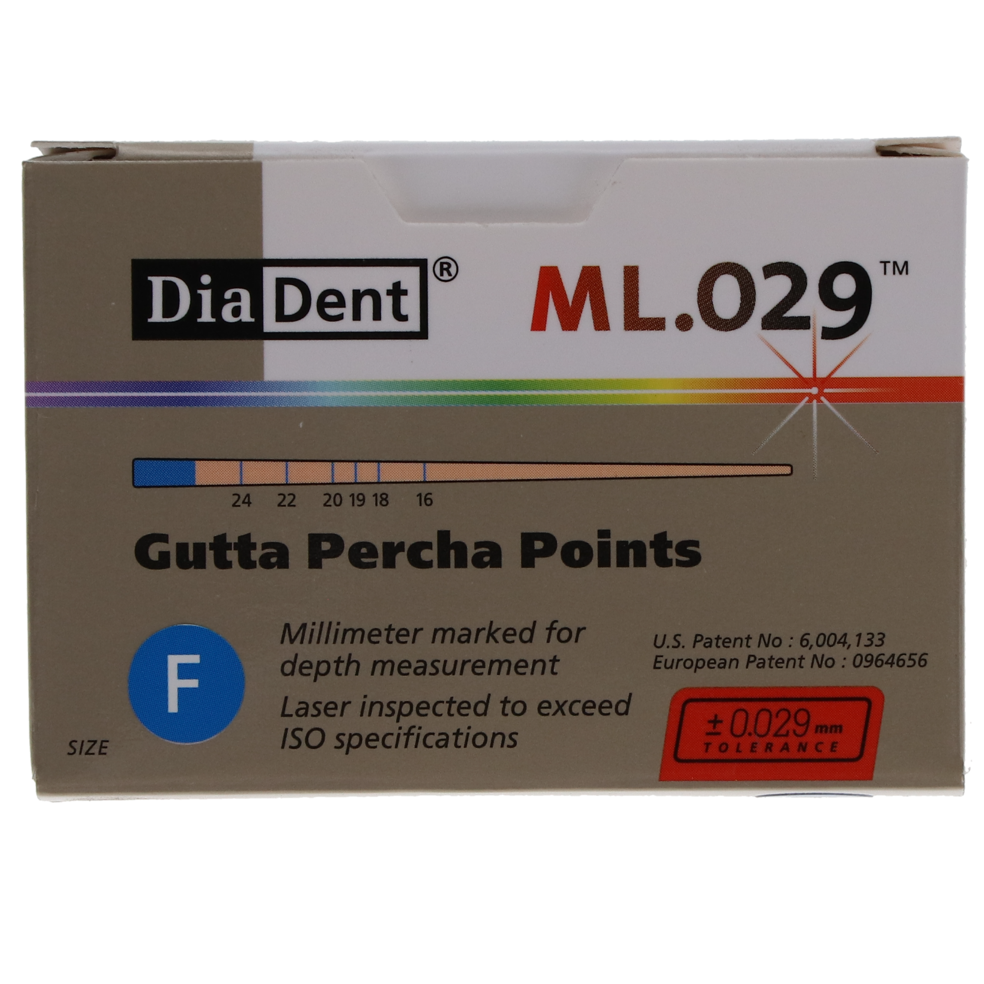 Gutta Percha, ML.029, Accessory Sizes, MMGP Spillproof #F, 100/Pk, ML102-S604 thumbnail 5