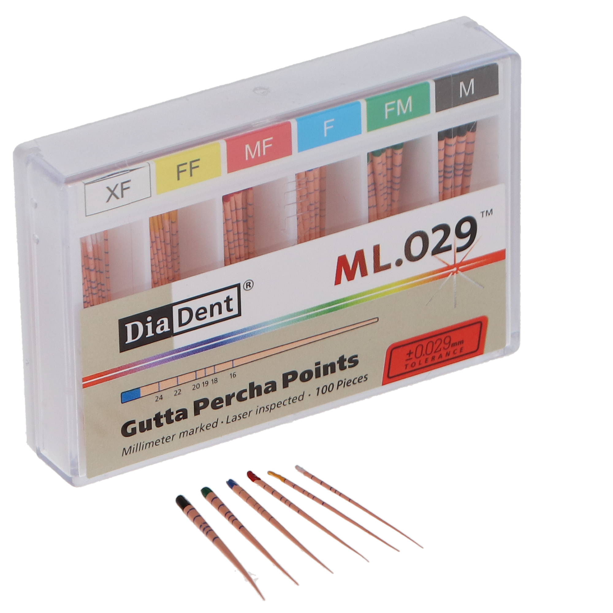 Gutta Percha, ML.029, Accessory Sizes, MMGP Spillproof #XF/M, 100/Pk, ML102-S691 thumbnail 4