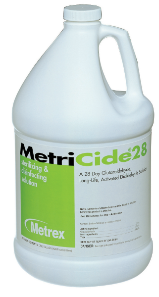 Metricide 28 2.5% Glutaraldehyde Gallon 4/Cs product image