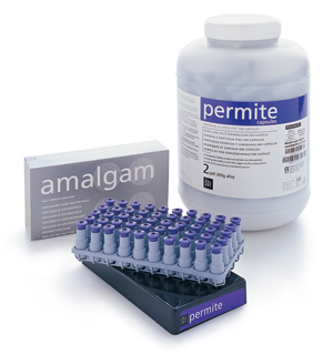 Permite Dispersed Amalgam Capsules, 3 Spill, Fast Set, 800 mg, 500/Pk product image
