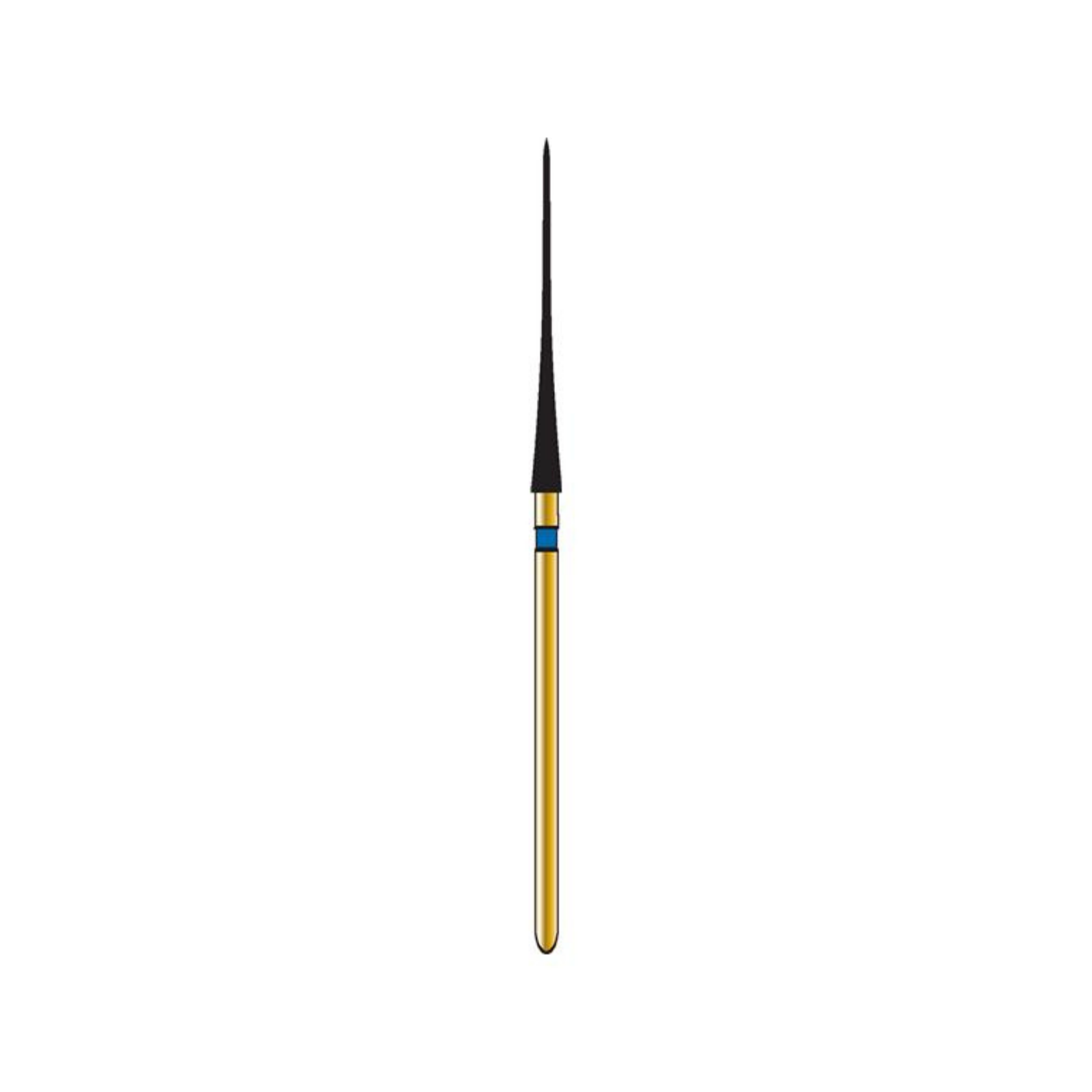 Alpen Multilayer Diamond Burs, FG, Interproximal Cone, # 392, 1.8 mm, Extra Fine, Yellow, 5/Pk, 60031831 product image