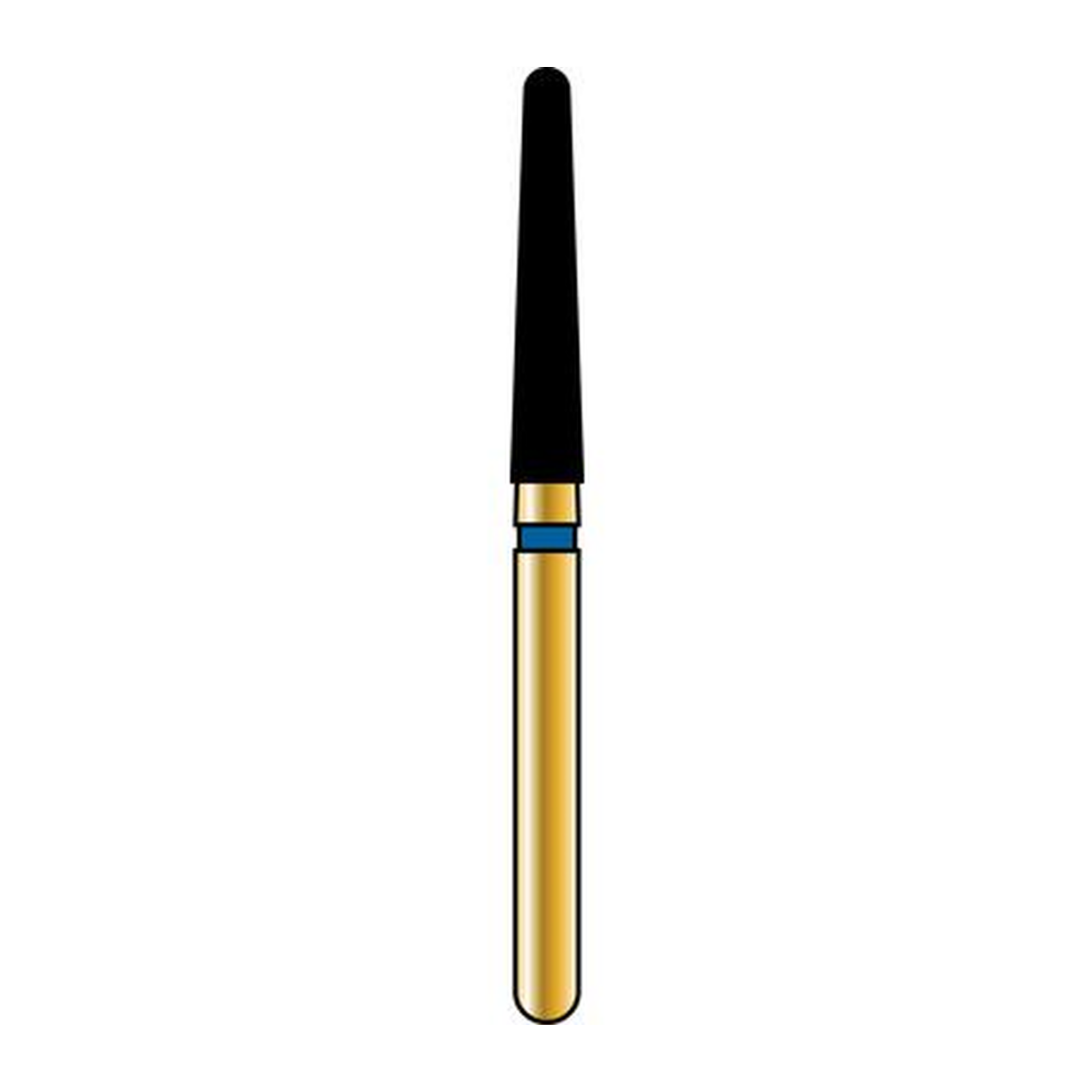 Alpen Multilayer Diamond Burs, FG, Round End Taper, # 850, 1.8 mm, Super Coarse, Black, 5/Pk, 60032217 product image