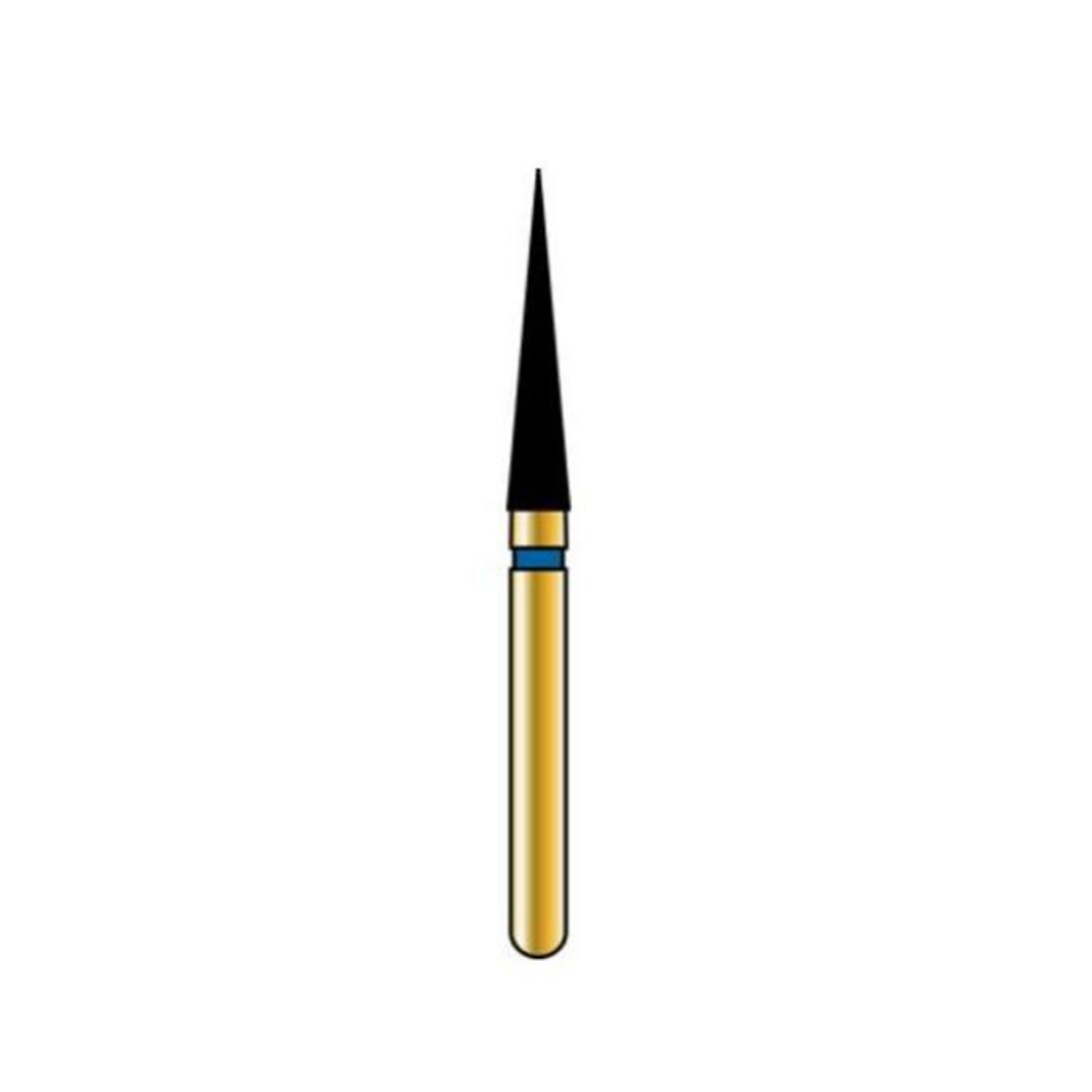 Alpen Multilayer Diamond Burs, FG, Flame, # 859, 1.8 mm, Extra Fine, Yellow, 5/Pk, 60032419 product image