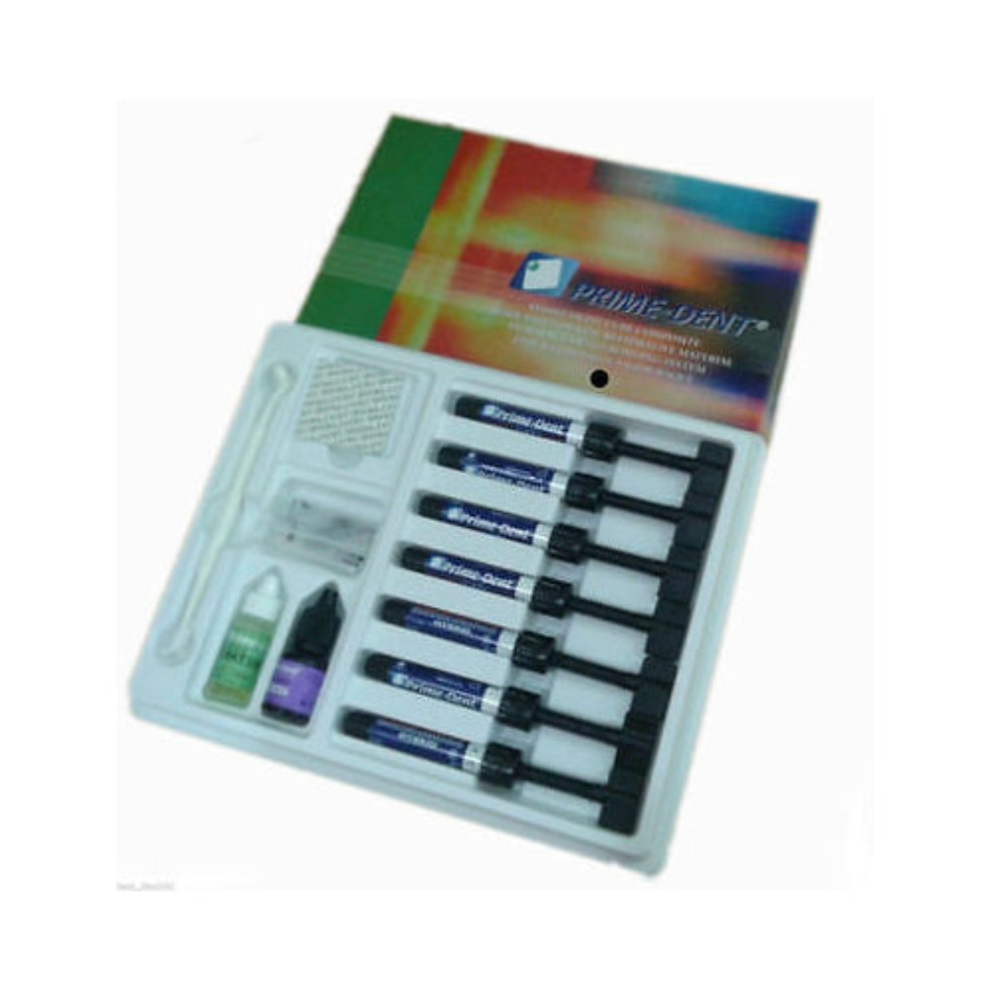 Prime-Dent - Light Cure Hybrid Dental Resin Composite 7 Syringe Kit product image