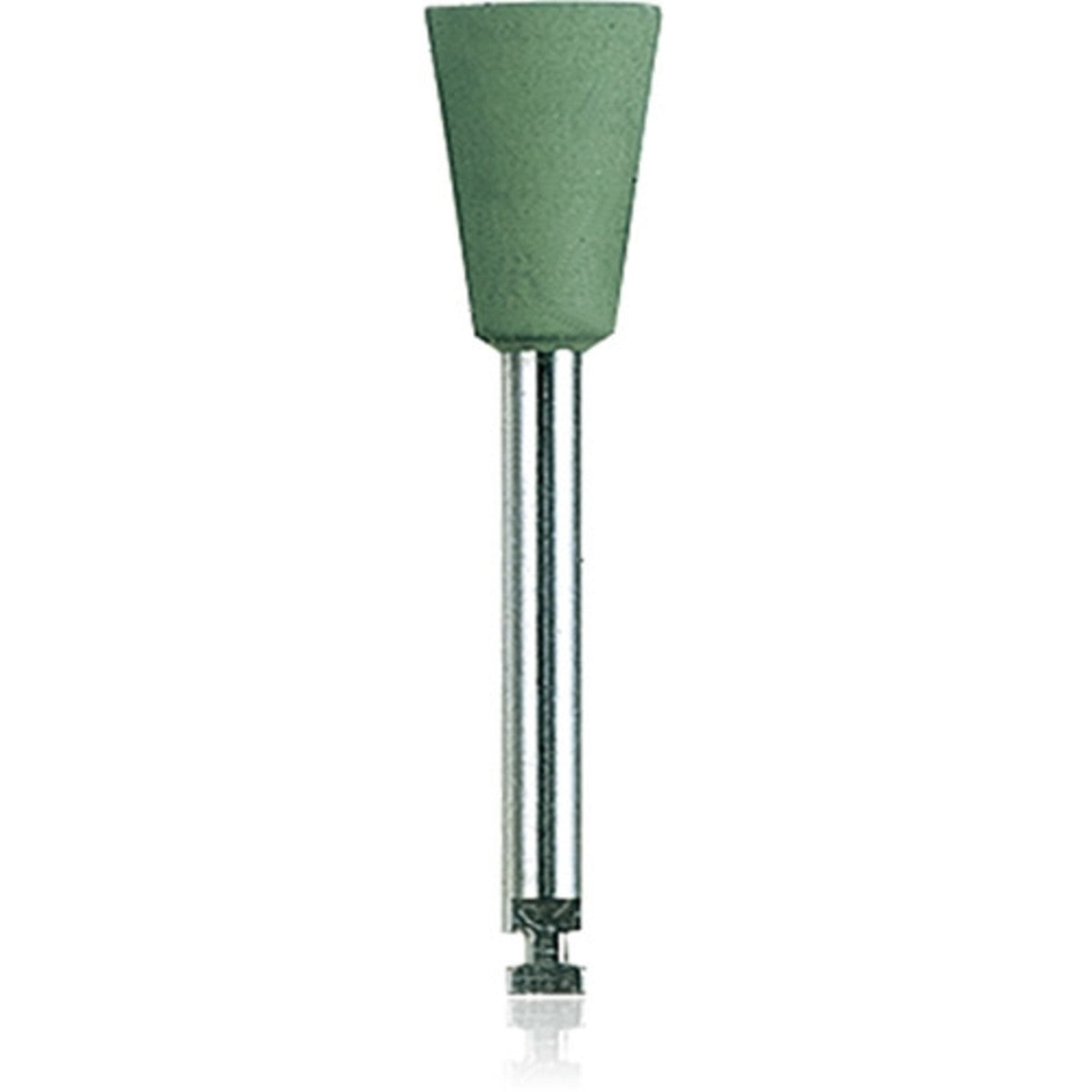 NTI Universal Silicone Polishers, RA, Inverted Cone, Green, 6 mm, # 0135-065, 10/Pk, P0135D product image