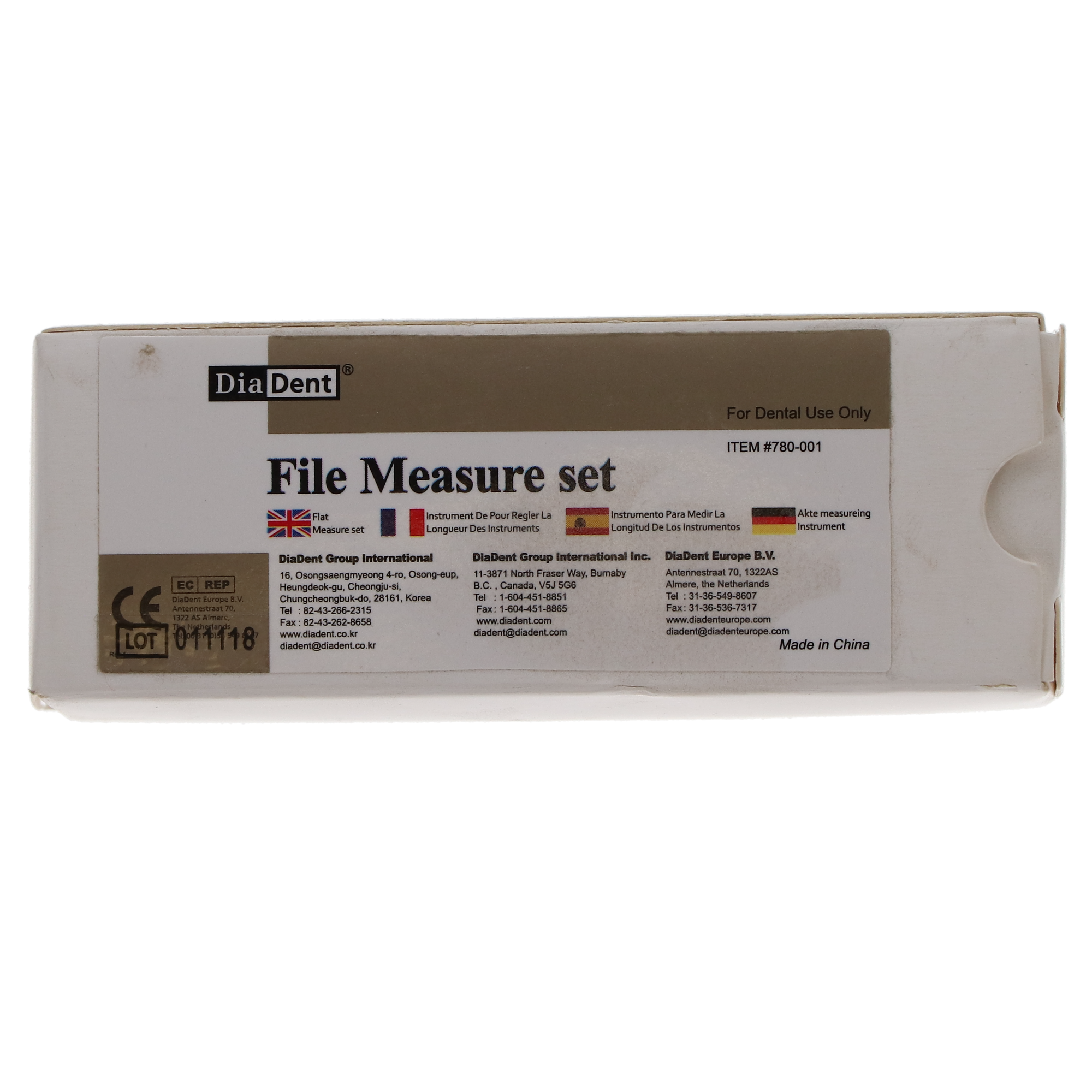 File Measure Set, Endo Measuring Ruler Device, 780-001 thumbnail 5