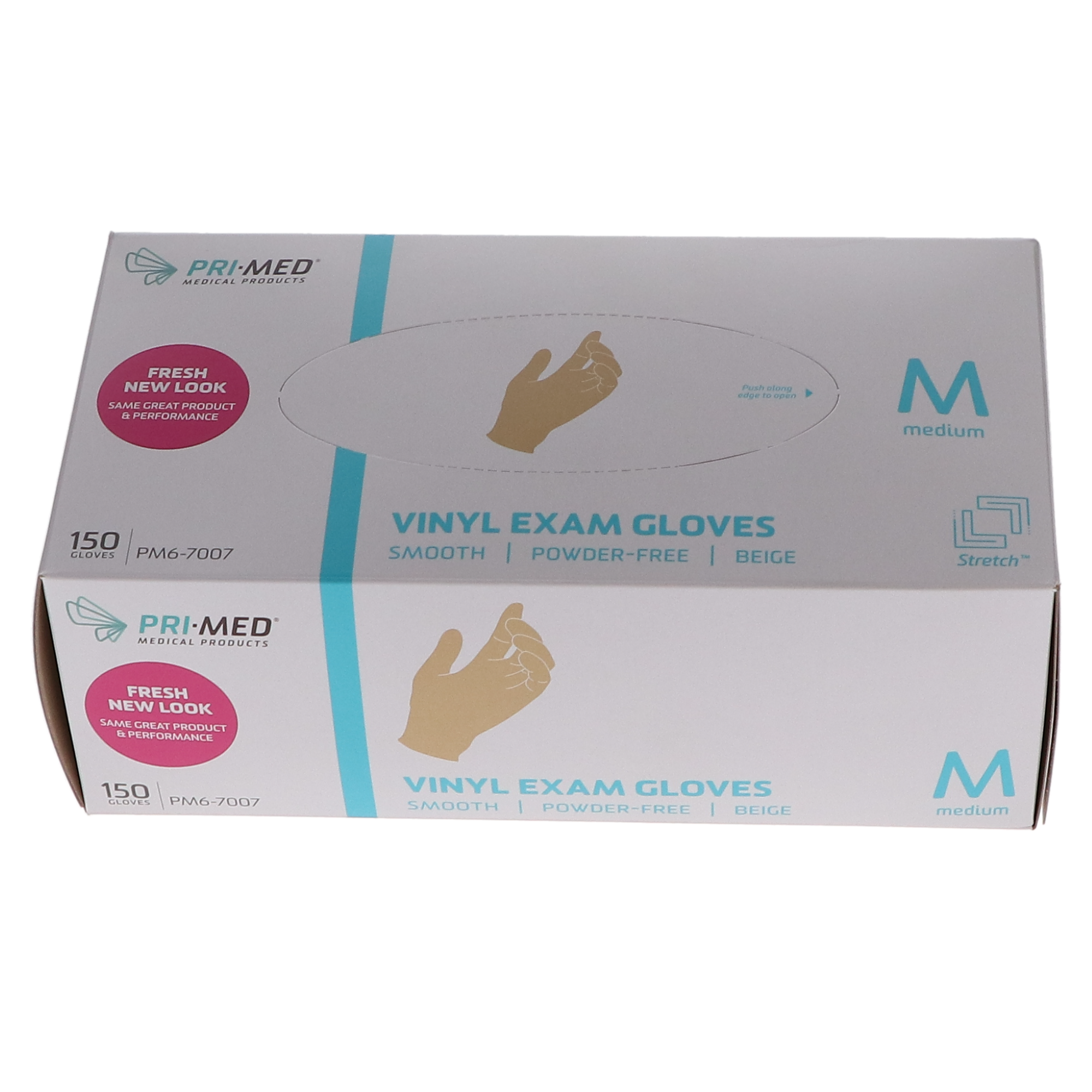 Stretch Vinyl Examination Gloves, Powder-Free, Medium, 150/Box, PM6-7007 product image