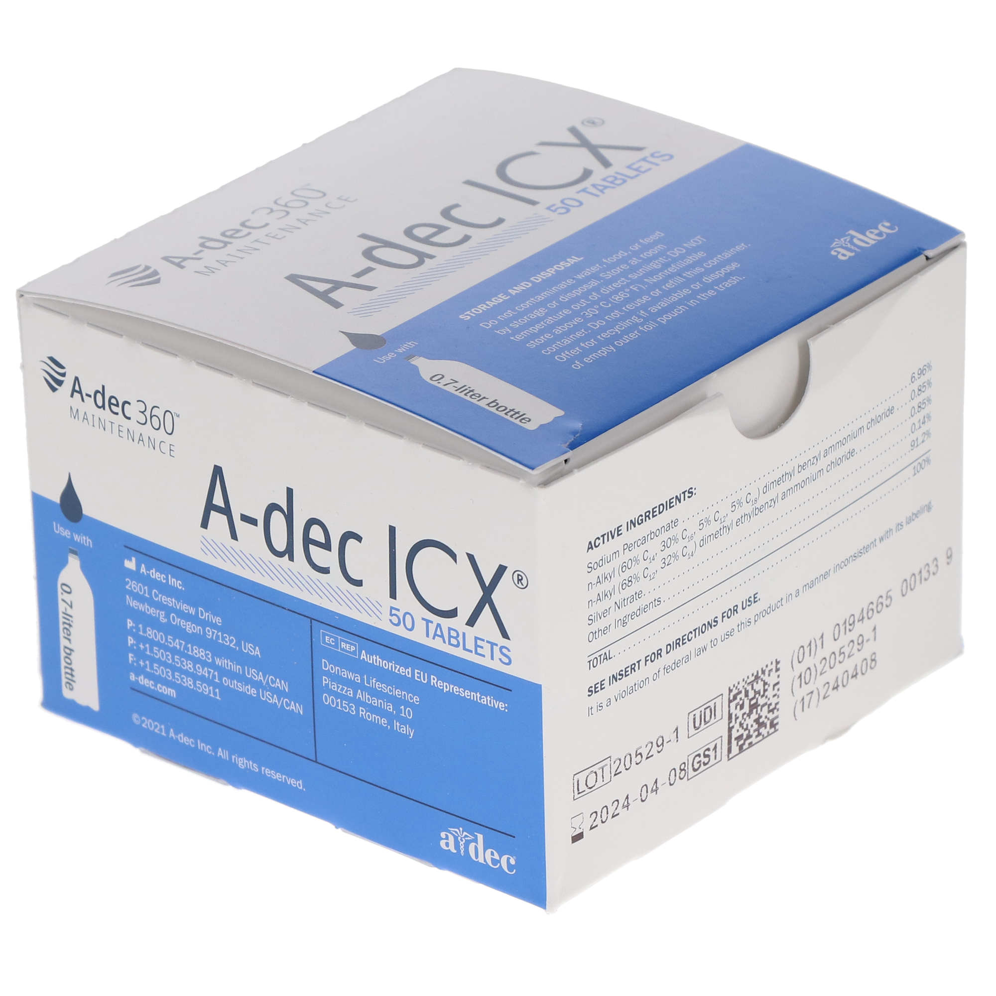 ICX Waterline Treatment Tablets F/0.7L Btl 50/Bx, 90.1064.00 thumbnail 8